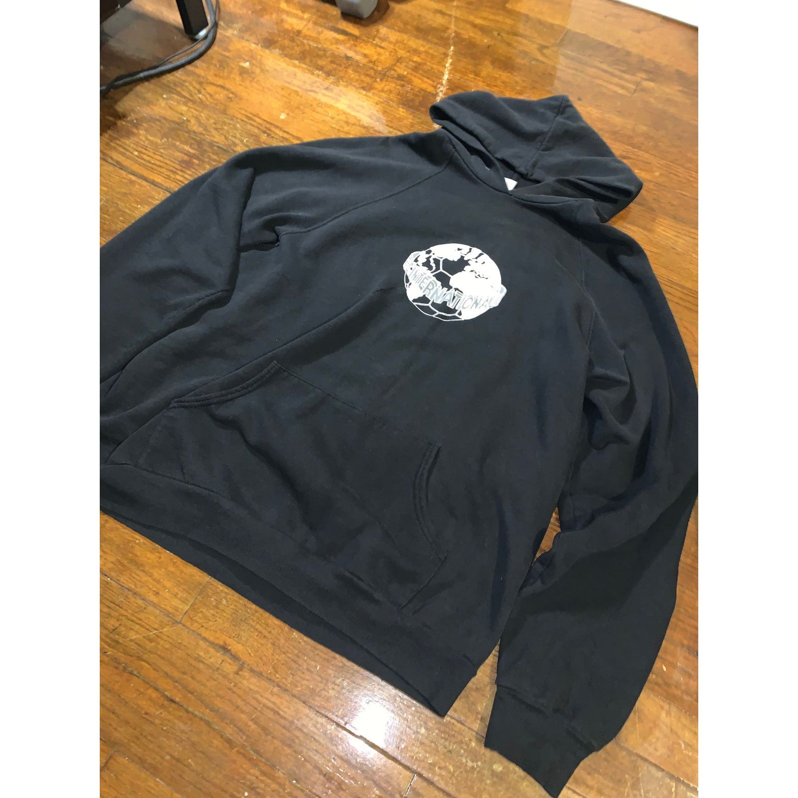 Fruit Of The Loom × Other × Vintage No Racism Hoodie Black XL Screen Stars FC Internationale Size US L / EU 52-54 / 3 - 5 Thumbnail