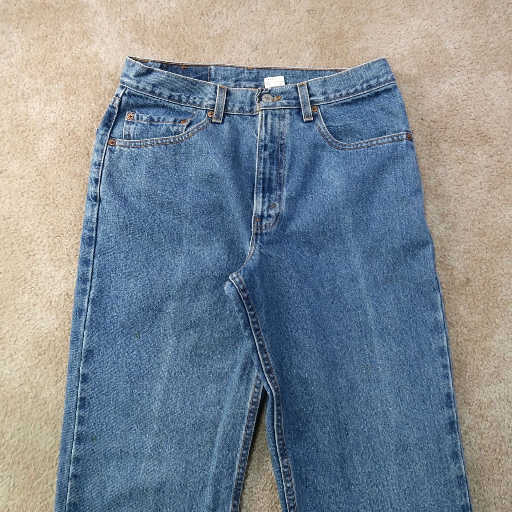 Levi's VINTAGE Levi's 550 Jeans Men 33x30 Blue Distressed Medium Denim USA Denim Jeans 5-Pocket Mens 550 90s/00s Size US 33 - 5 Thumbnail