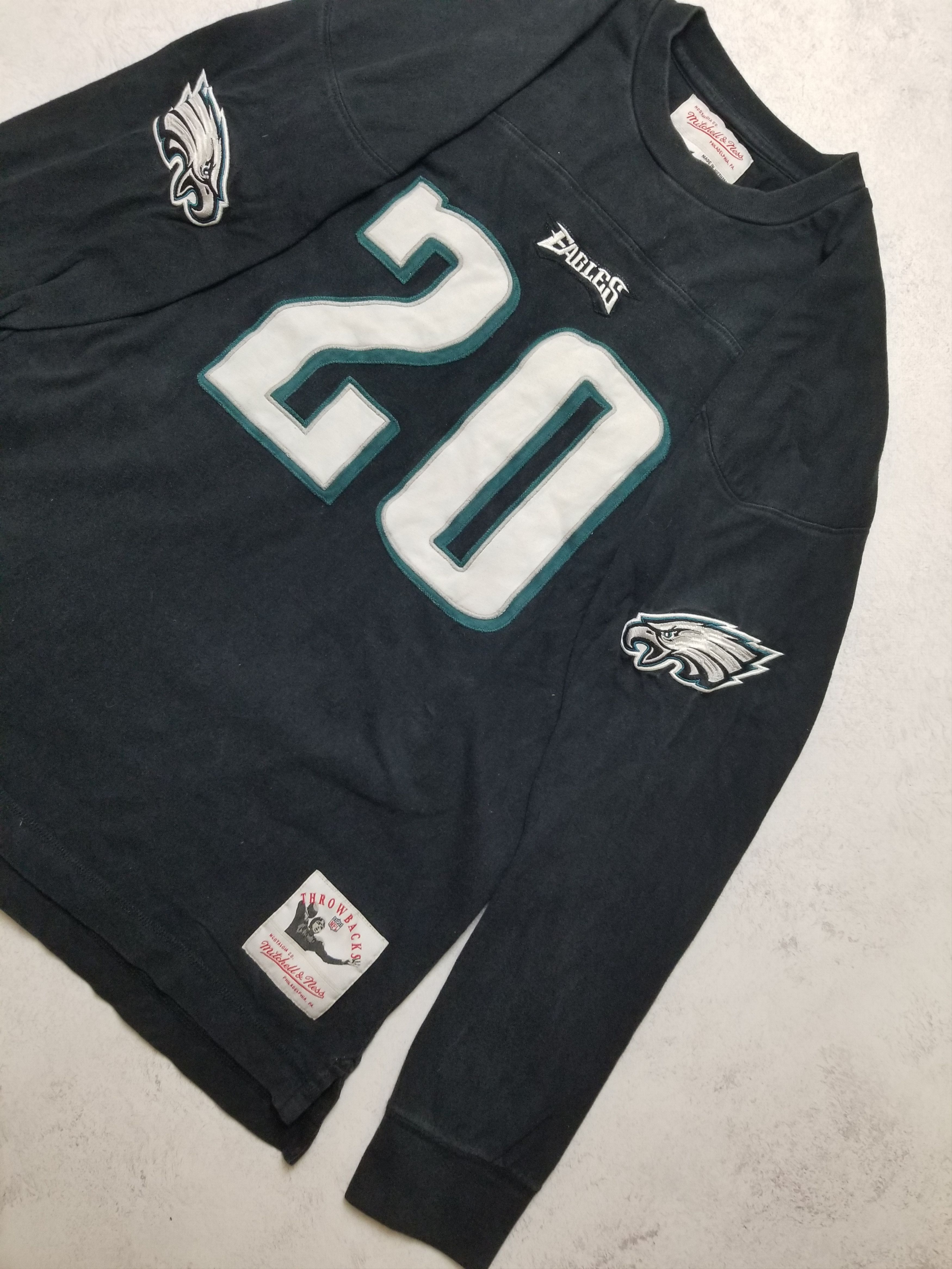 Mitchell & Ness Philadelphia Eagles #20 Brian Dawkins Long Sleeve Size US L / EU 52-54 / 3 - 4 Thumbnail