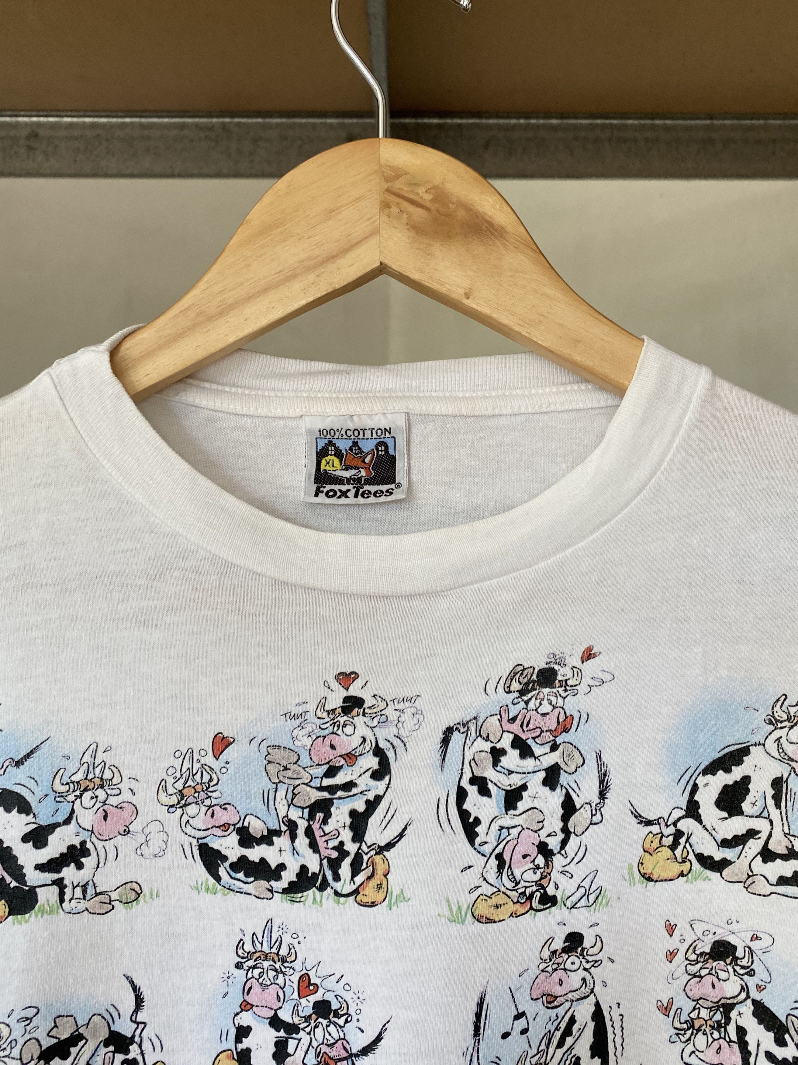 Cartoon Network Fox Tees Going Dutch Vintage 90s Holland Cows Sex Tee Size US XL / EU 56 / 4 - 4 Thumbnail