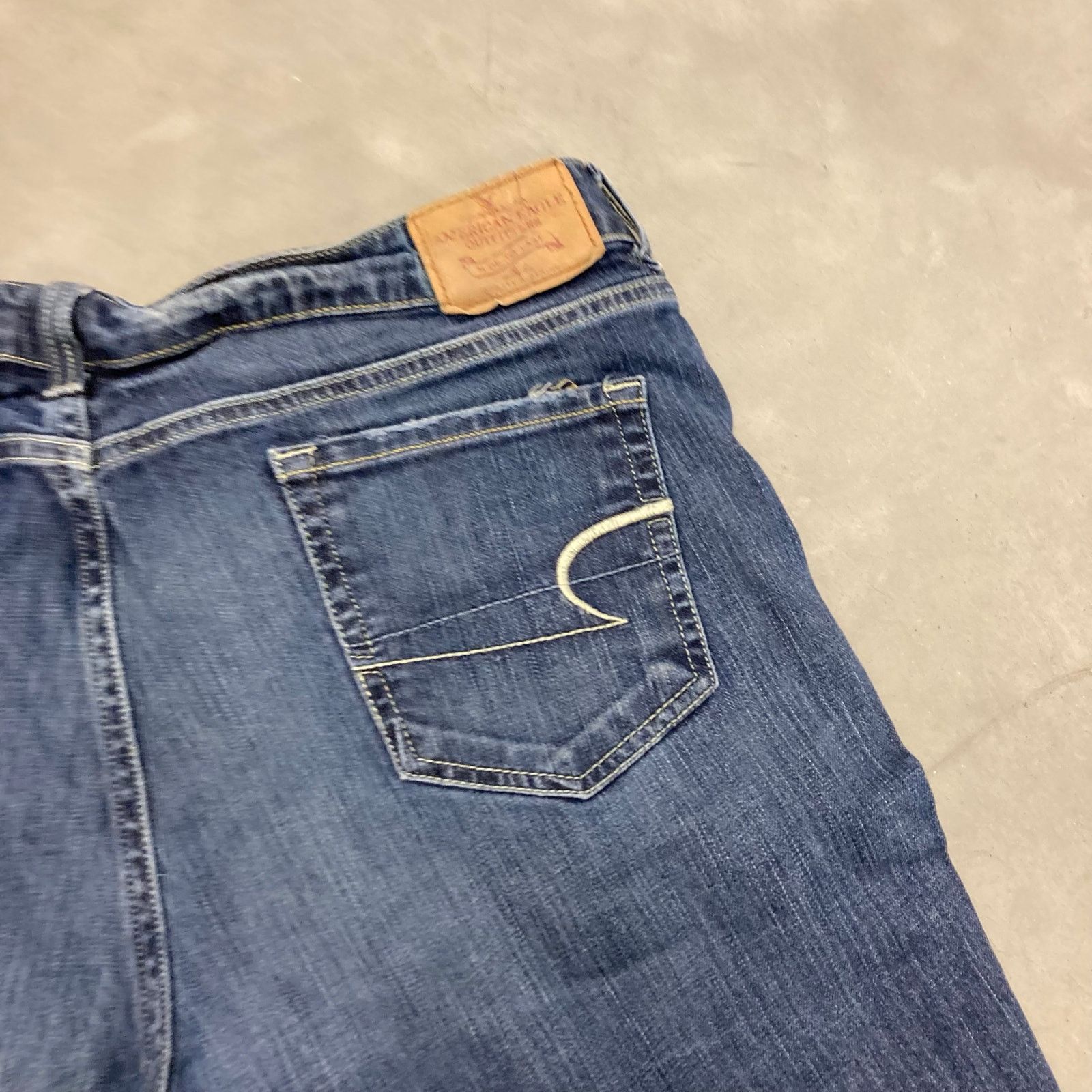 American Eagle Outfitters × Vintage y2k low rise American eagle bootcut Jeans 37x32 Size US 37 - 3 Thumbnail