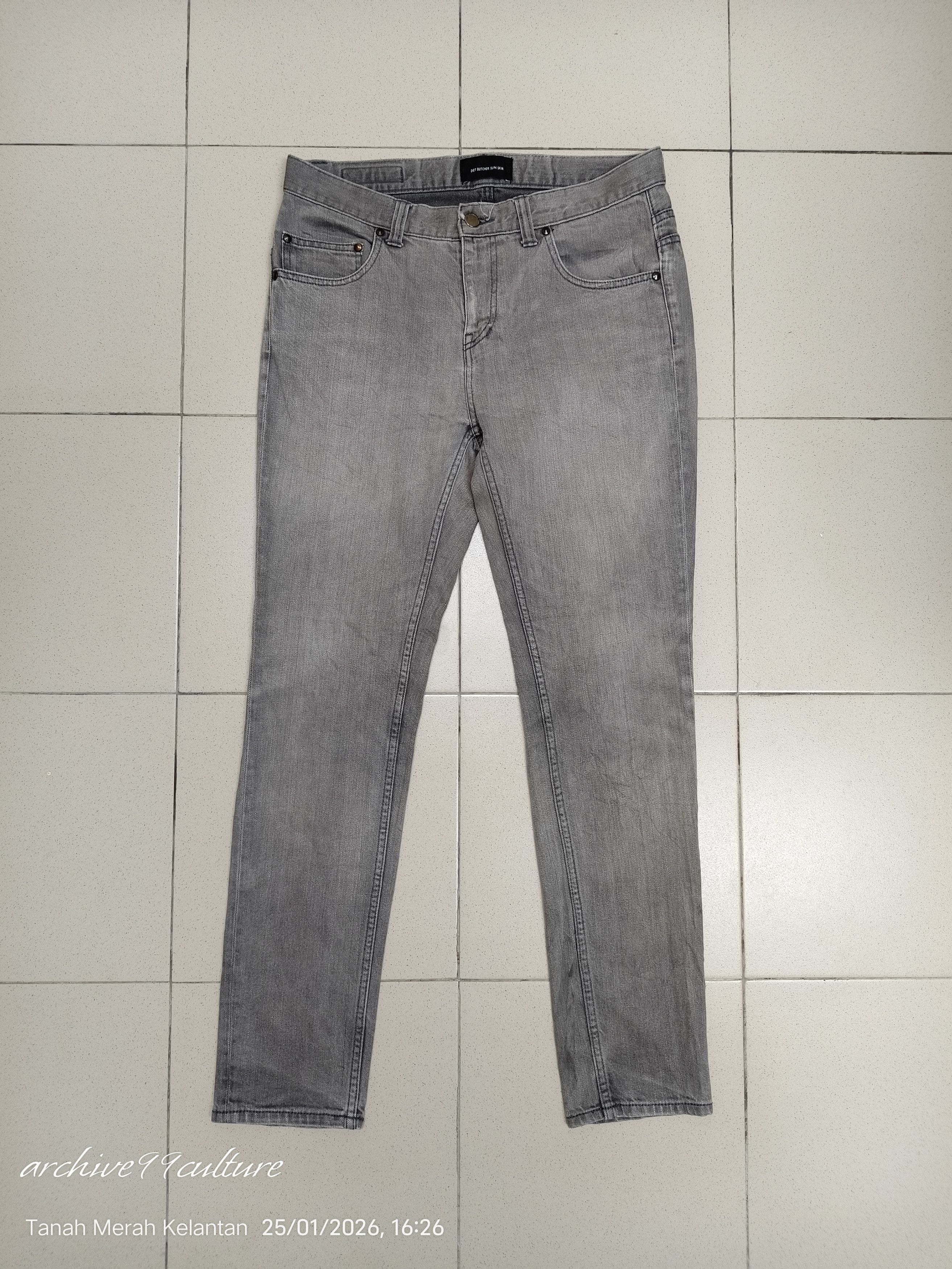 Diet Butcher Slim Skin AW2013 DIET BUTCHER SLIM SKIN Classic Grey Skinny Jeans Size US 32 / EU 48 - 1 Thumbnail