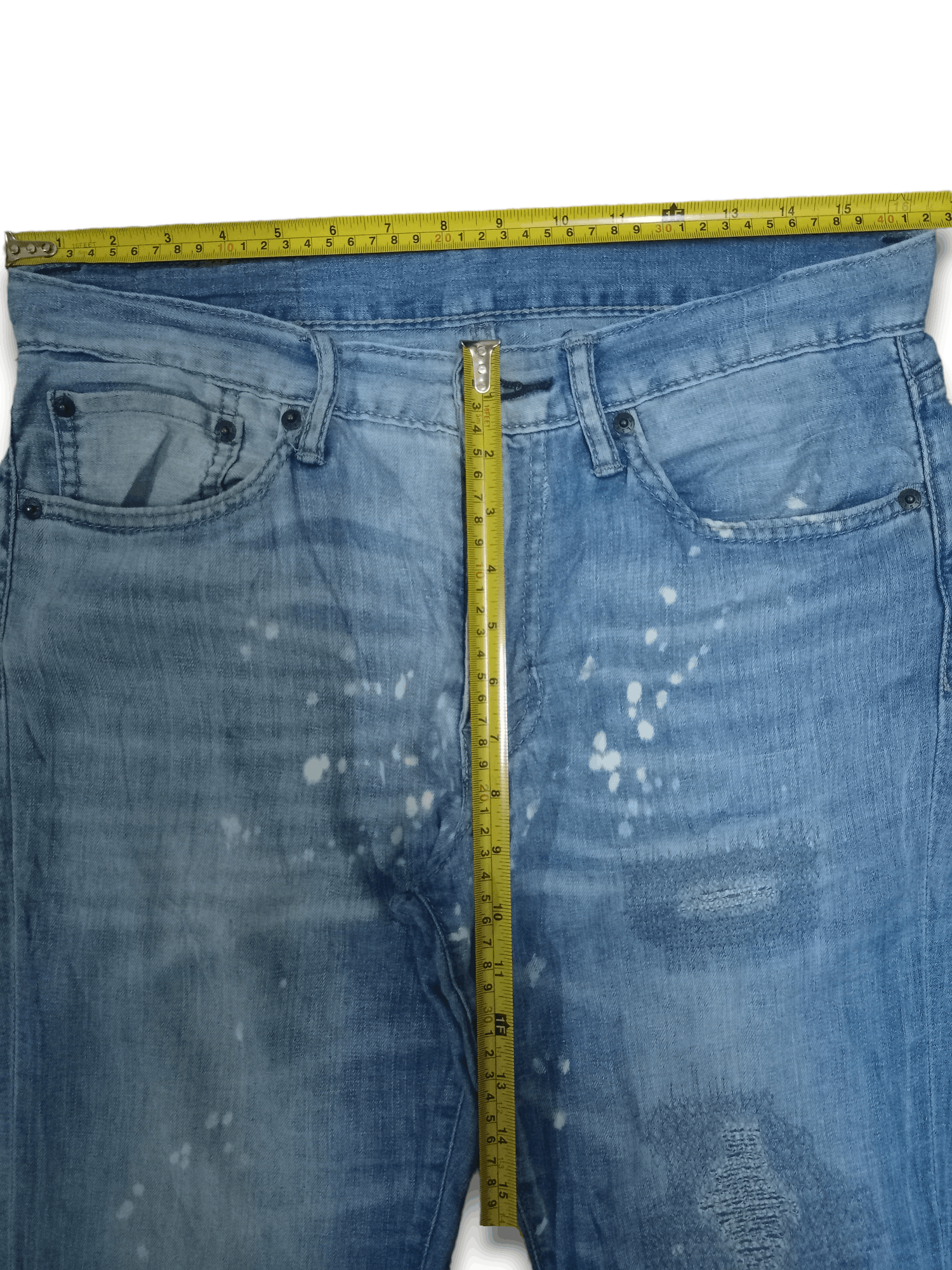 Vintage Levis 511 Acid Wash Style Distressed Jeans 33x31