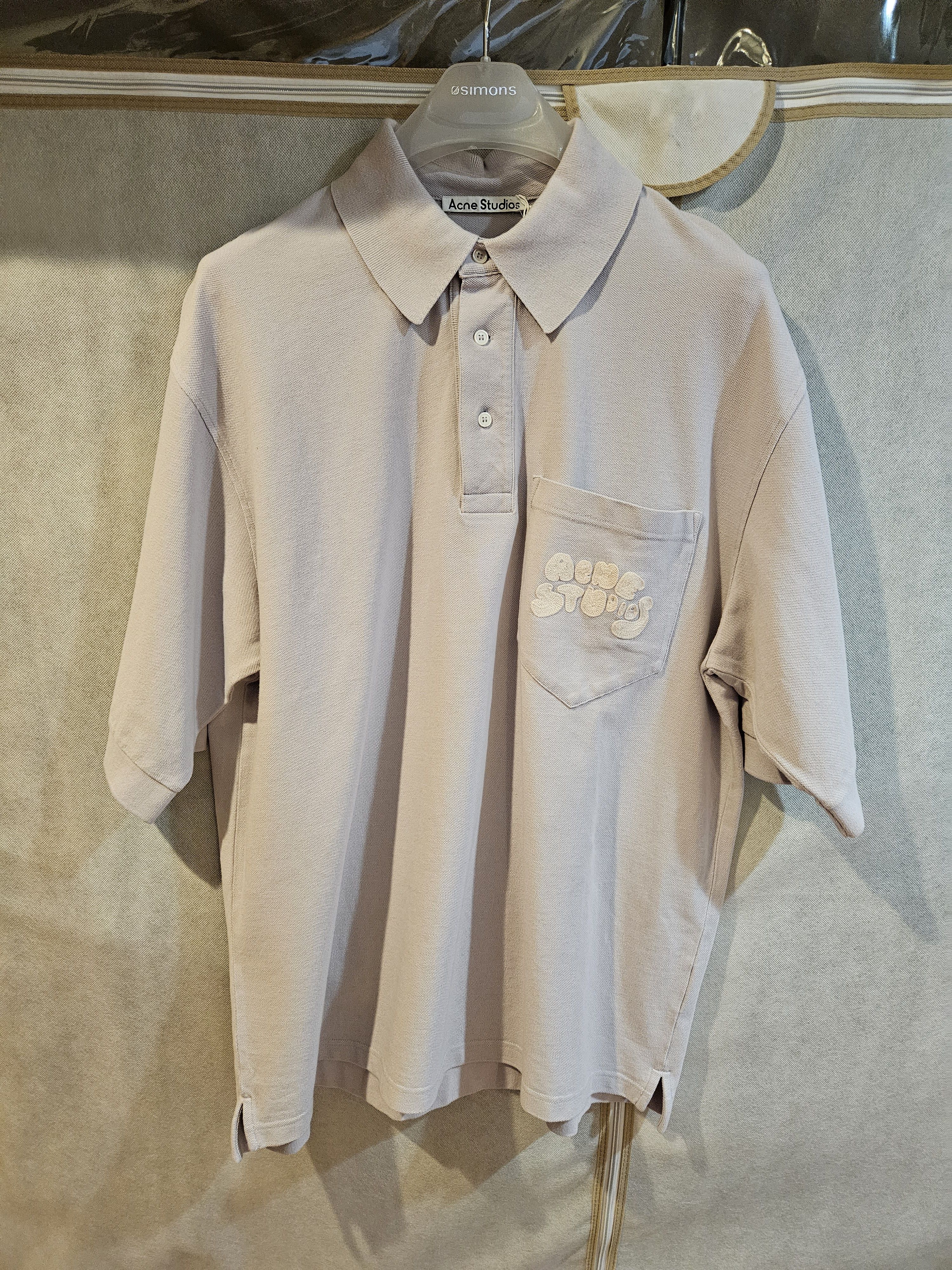 Acne Studios Oversized Bubble Logo Polo Size US S / EU 44-46 / 1 - 3 Thumbnail