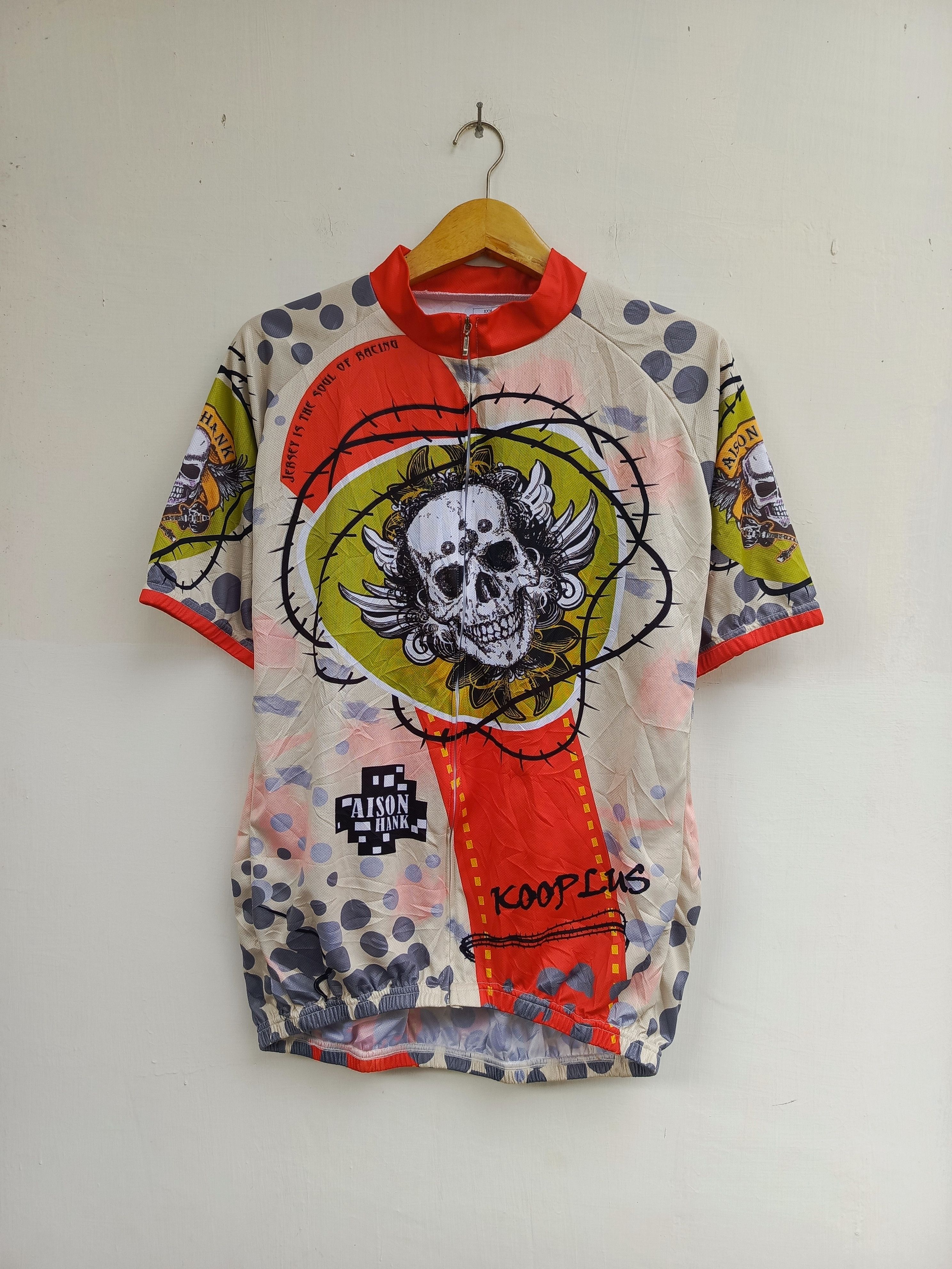 Other Rare Aison Hank Skull Bike Jersey – Unique Cycling Wear Size US XXL / EU 58 / 5 - 1 Thumbnail