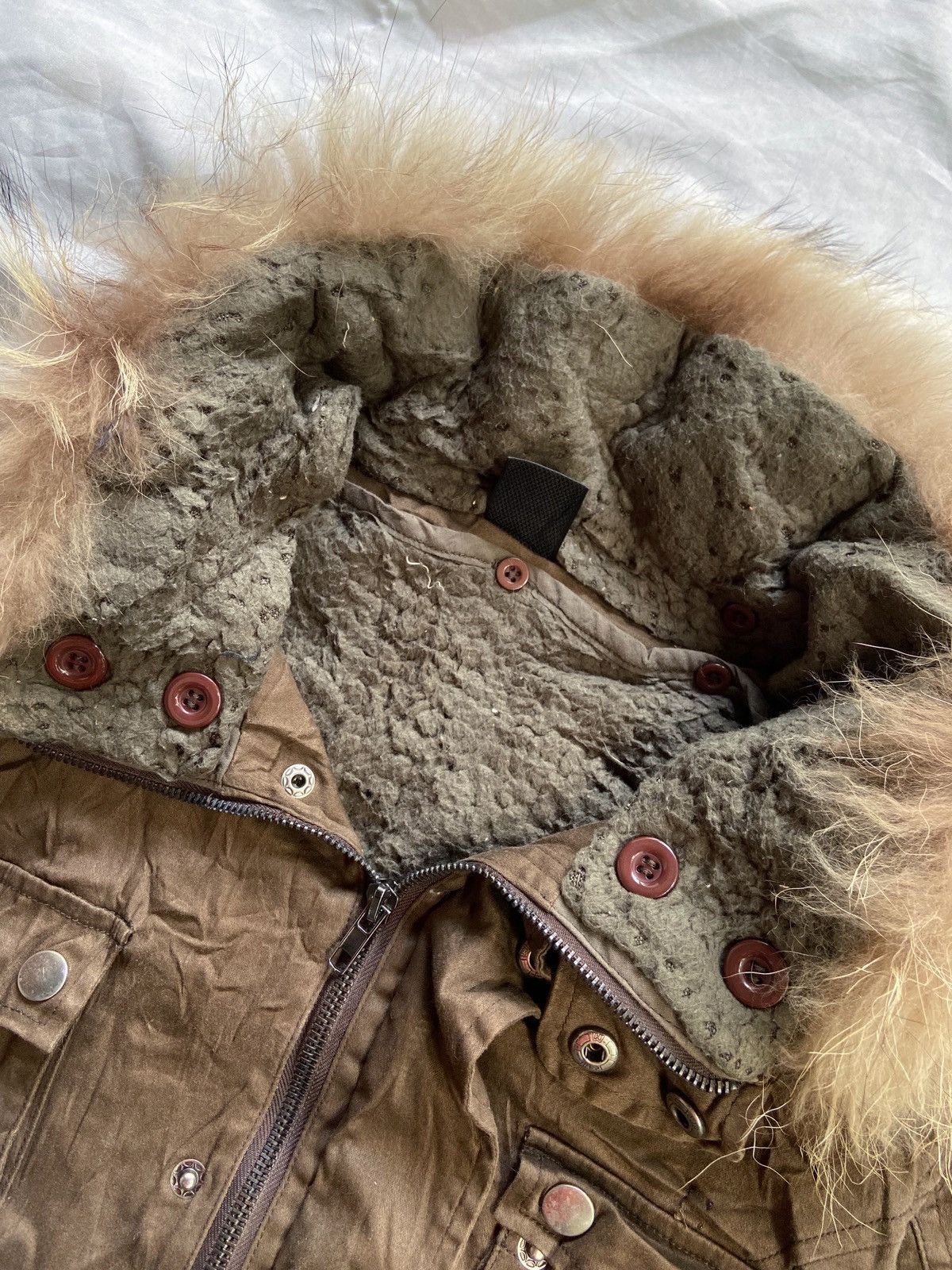 Isamu Katayama Backlash SPLENDEUR FAUX FUR MULTI POCKET PUNK STYLE ZIP JACKET Size US S / EU 44-46 / 1 - 4 Thumbnail