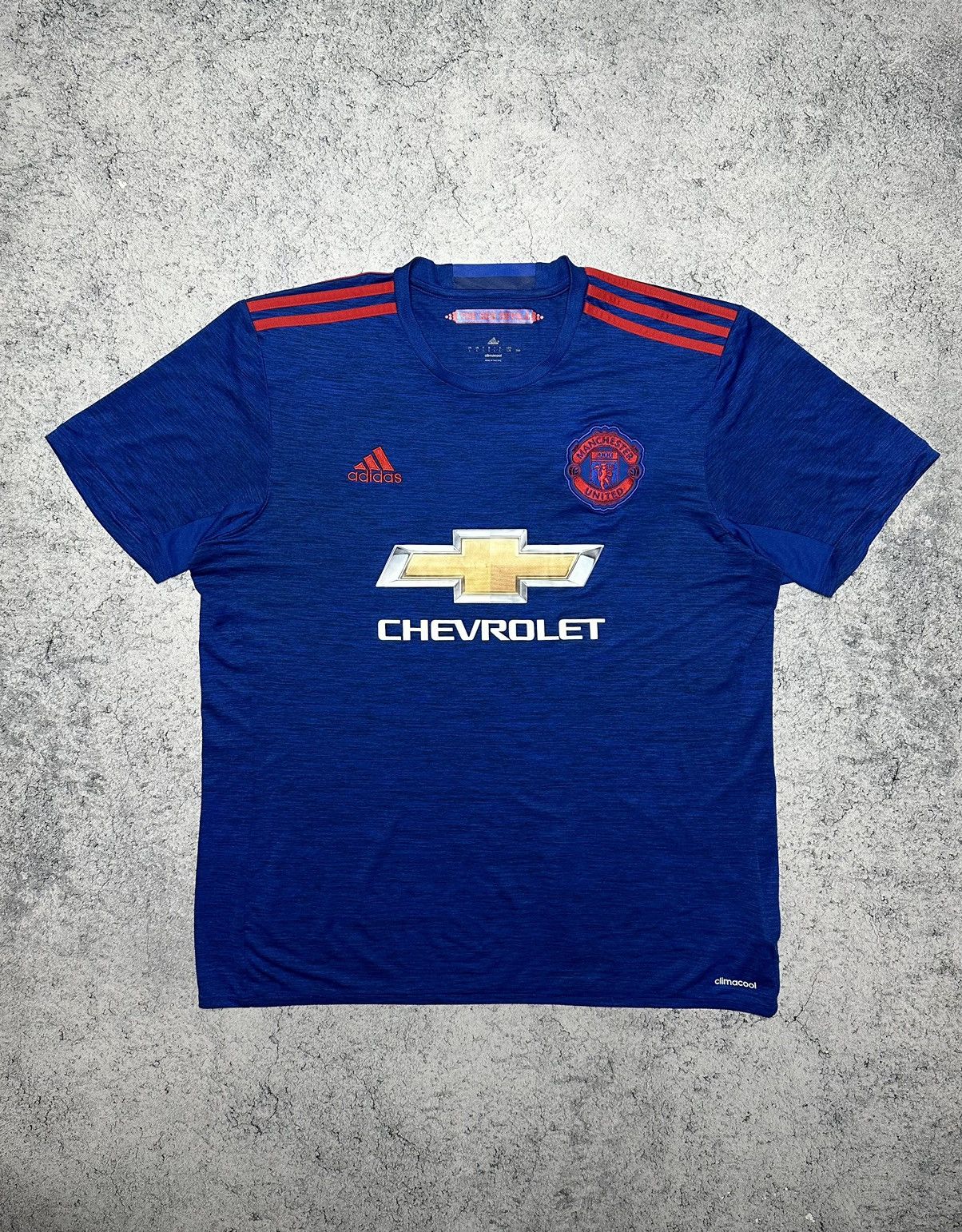 Adidas Manchester United Adidas 2016 Away Soccer Jersey Size US L / EU 52-54 / 3 - 1 Thumbnail