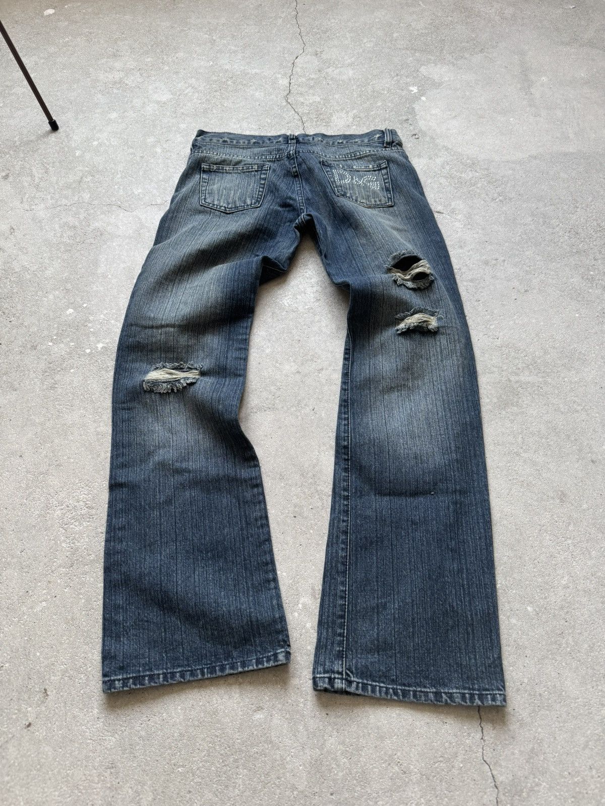 Dolce & Gabbana Dolce&Gabbana Distressed Jeans Flared 30 Size 30" / US 8 / IT 44 - 2 Thumbnail