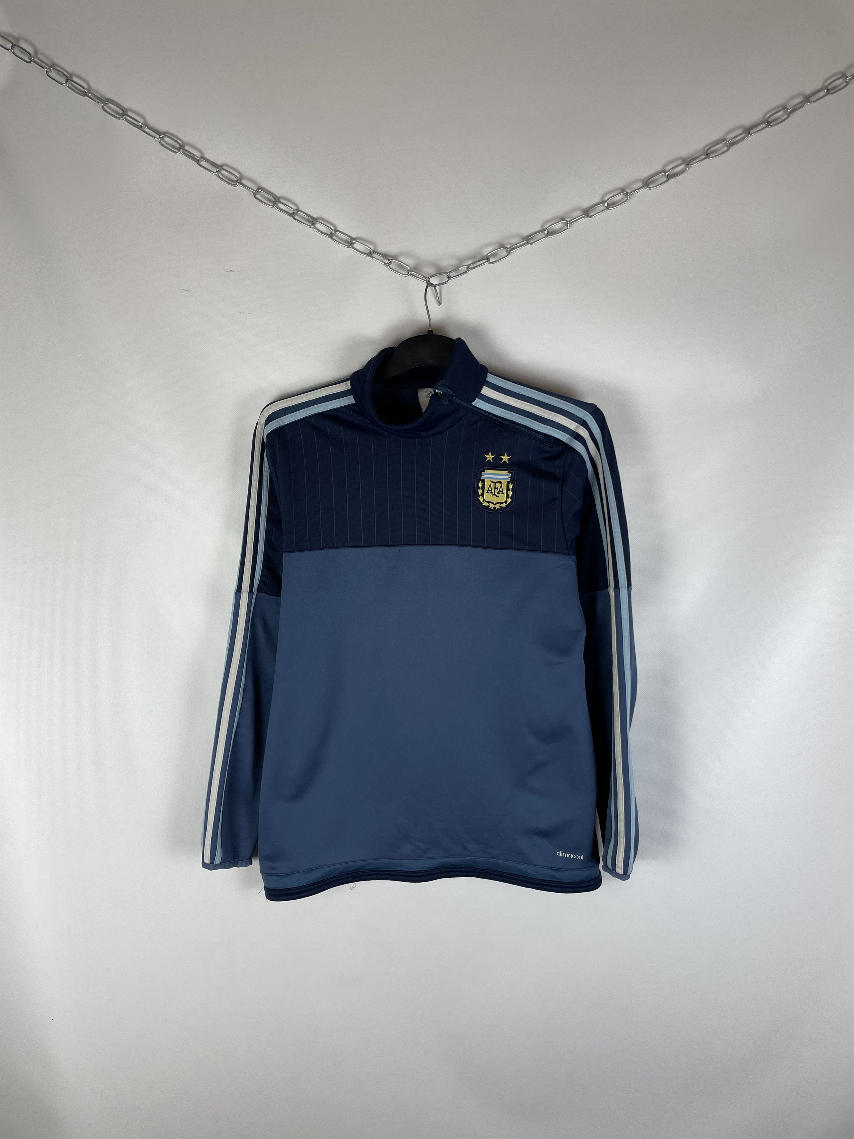 Adidas Argentina Team 2014 Longsleeve Training Soccer Jersey Top Size US M / EU 48-50 / 2 - 1 Thumbnail