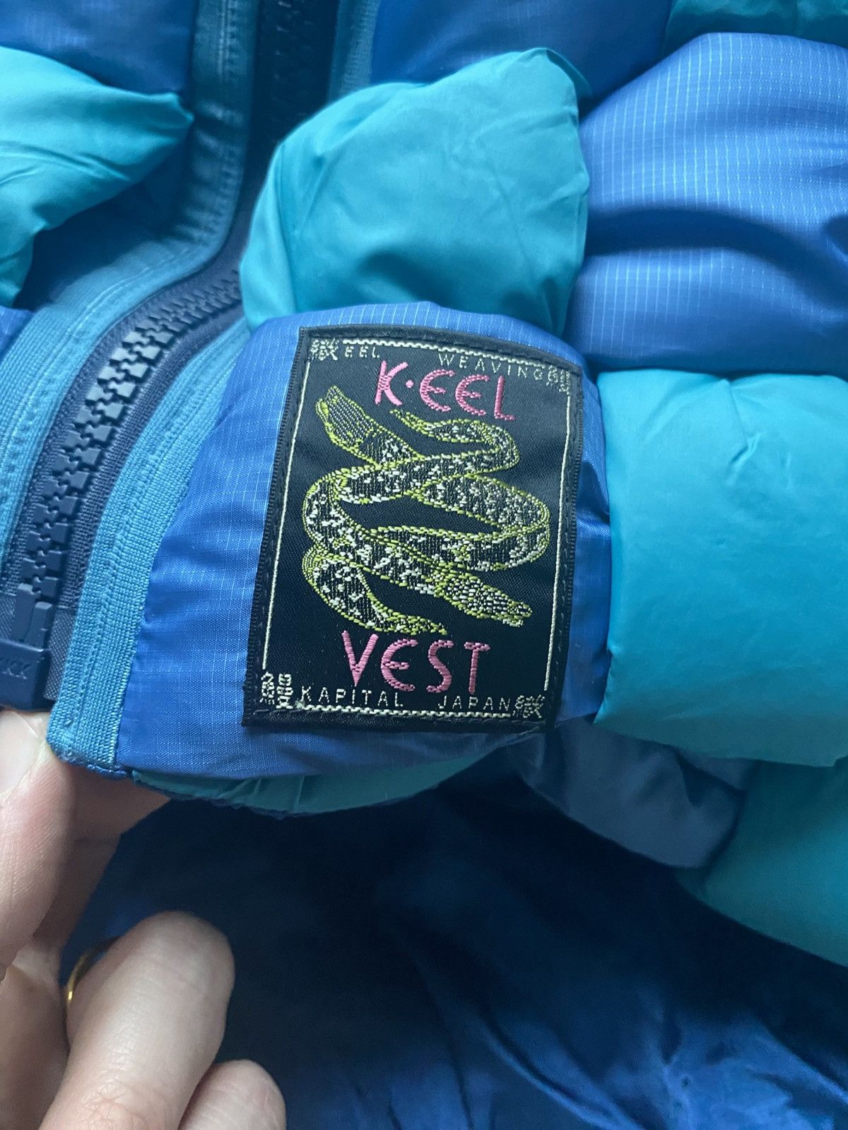 Kapital Kapital Woven Keeling Vest Blue size 4/XL Size US XL / EU 56 / 4 - 3 Thumbnail