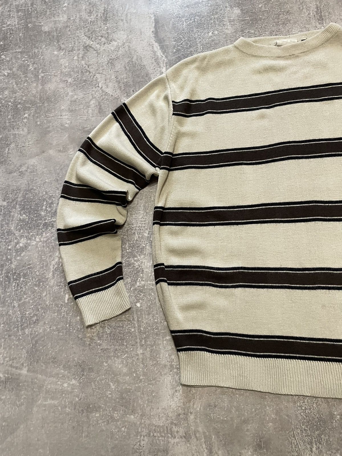 Lacoste Vintage Lacoste Striped Sweater Size US L / EU 52-54 / 3 - 4 Thumbnail
