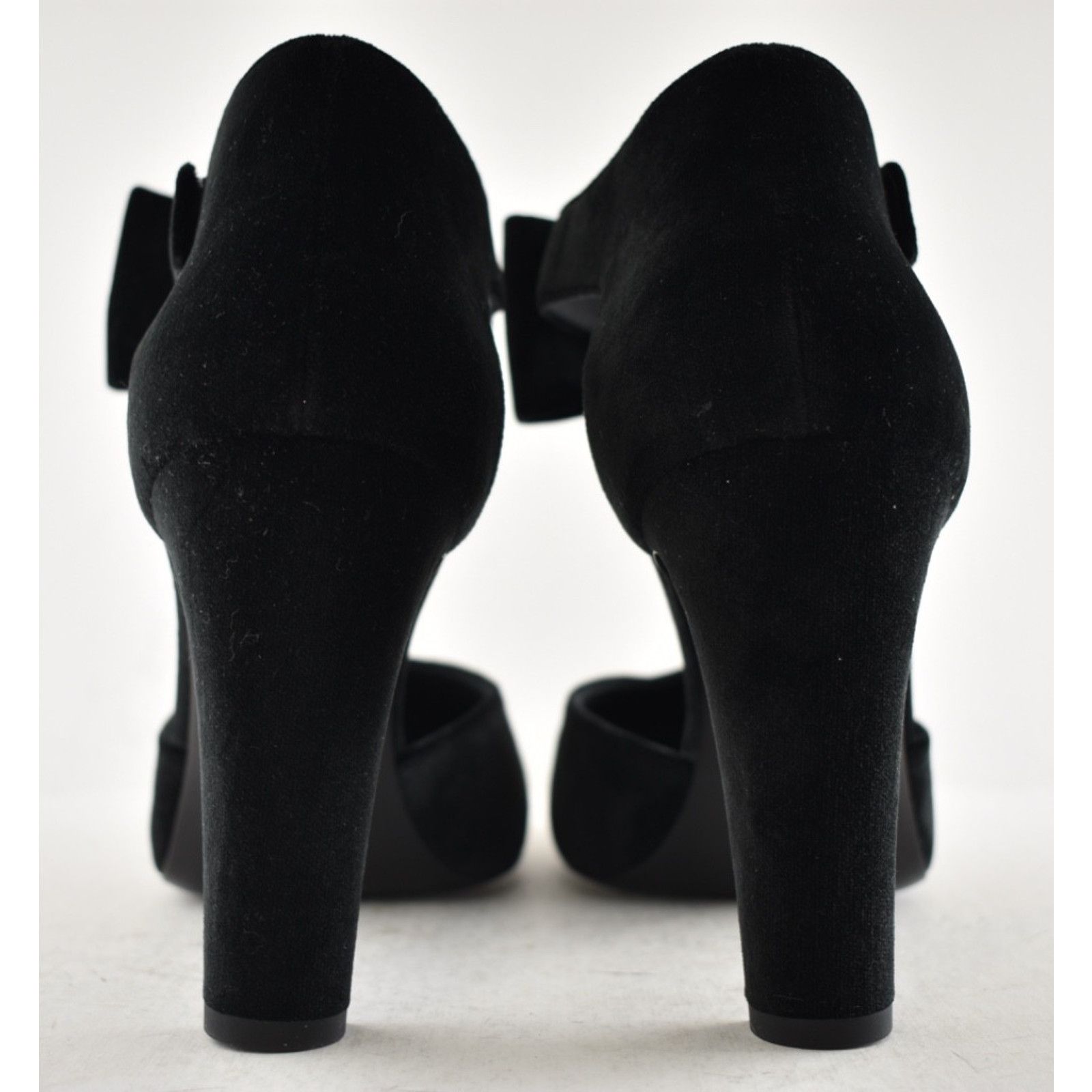 Chanel Chanel 24K Black Velvet Crystal CC Logo Mary Jane Pump 42 Size US 11 / IT 41 - 17 Thumbnail