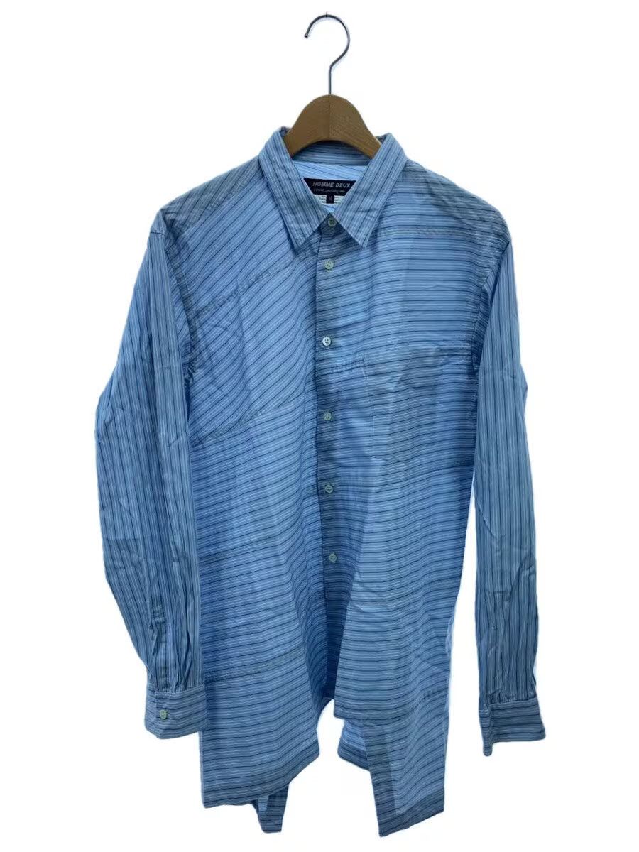 Comme des Garcons Homme Deux Reconstructed Spiral Striped Button Shirt Size US M / EU 48-50 / 2 - 1 Thumbnail