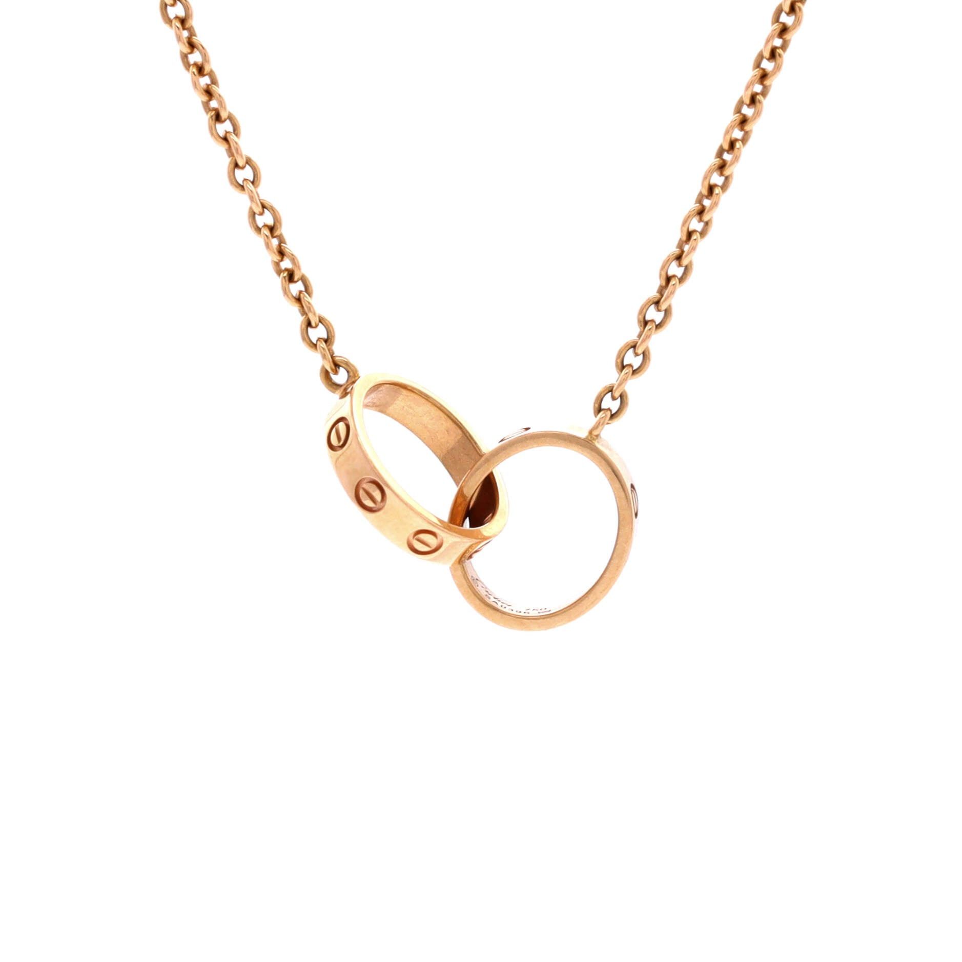 Cartier Love Interlocking Necklace Size ONE SIZE - 1 Thumbnail