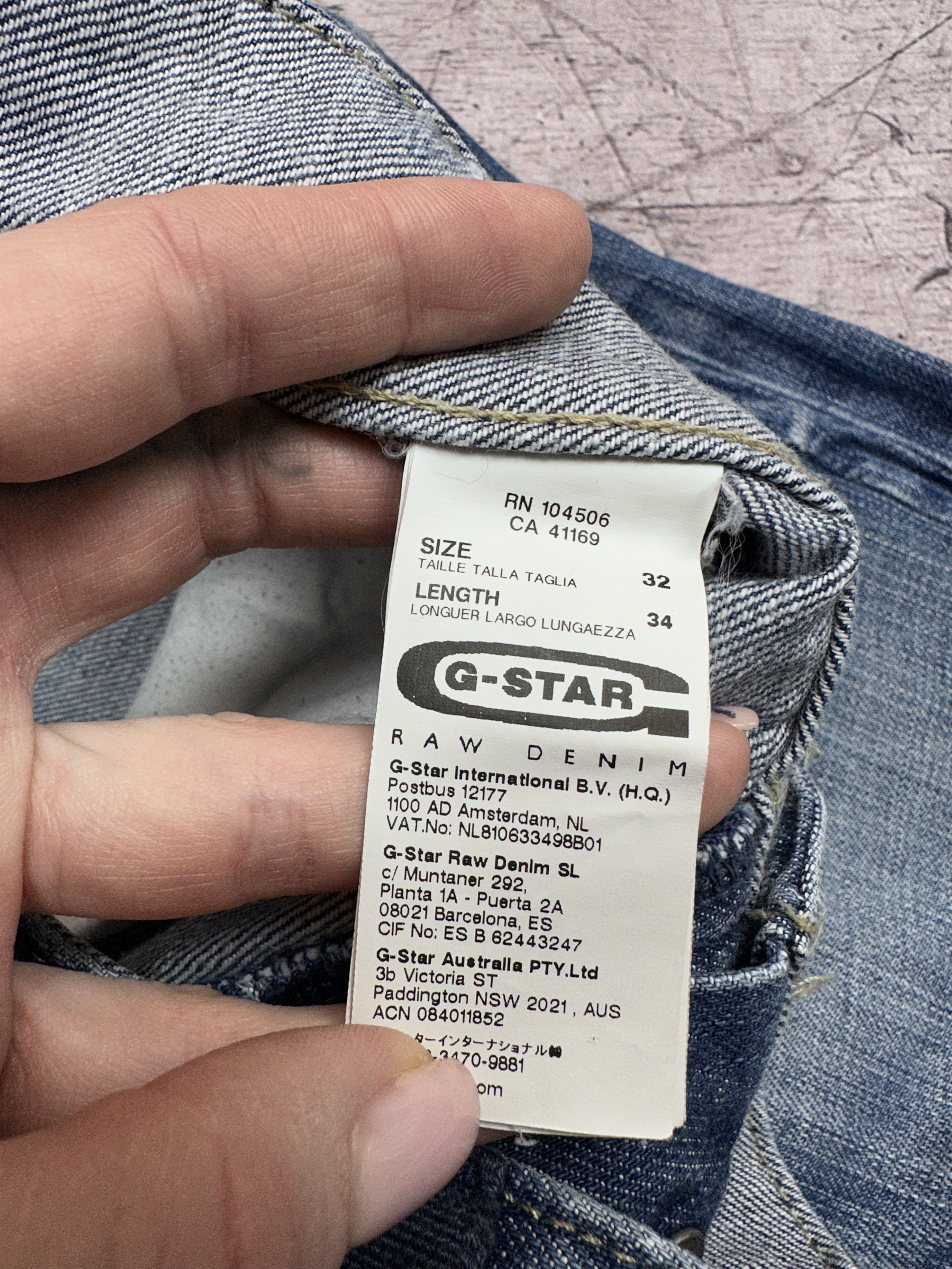 G-Star G Star Raw Army Radar Straight Mens Denim Pants Jeans Size US 32 / EU 48 - 4 Thumbnail