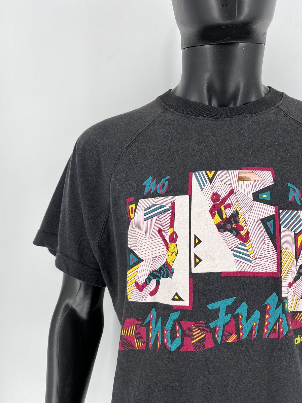 Adidas × Vintage Adidas Vintage Originals No risk No Fun 90's Tee T-shirt Size US M / EU 48-50 / 2 - 6 Thumbnail
