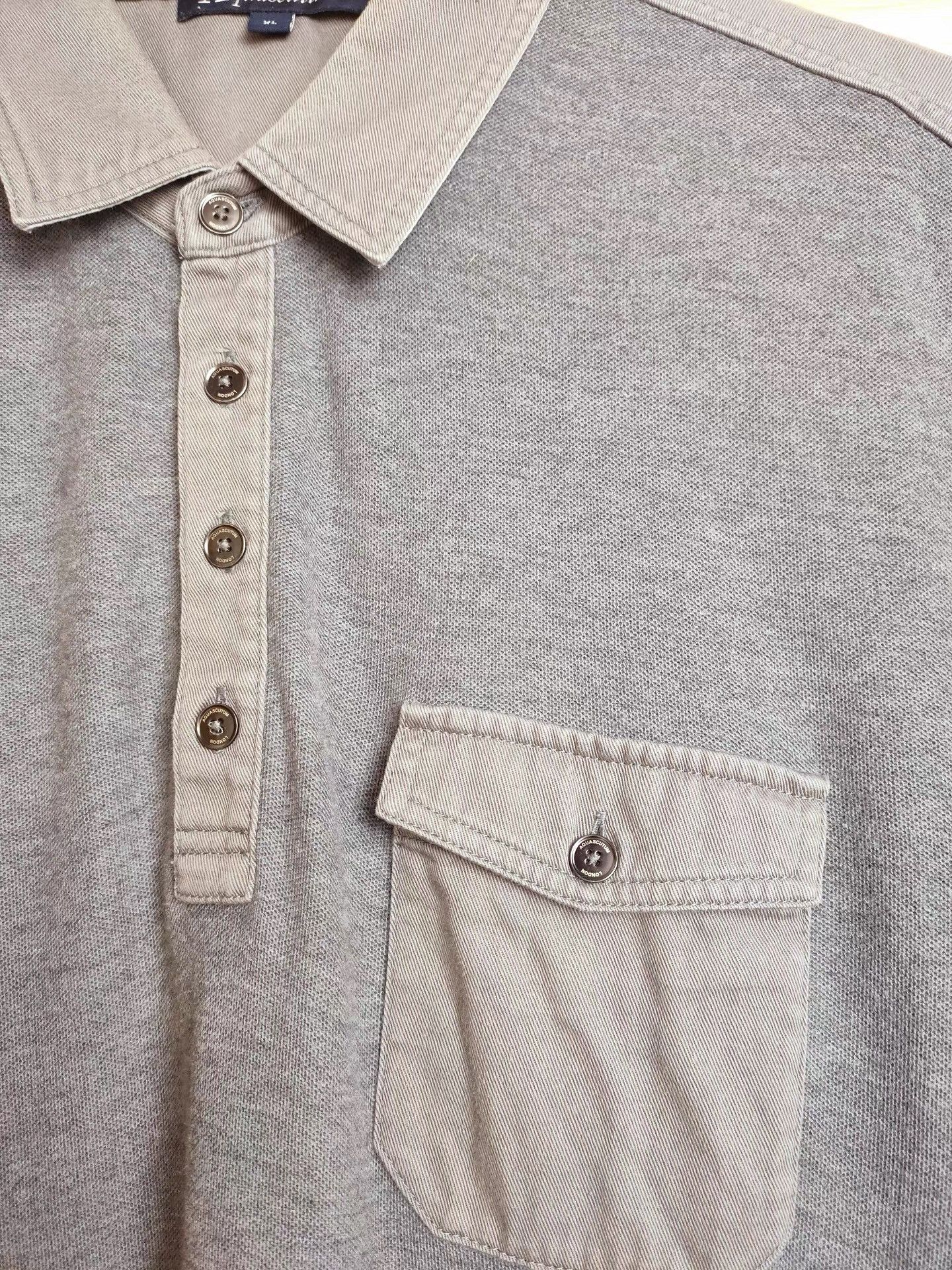 Aquascutum Aquascutum Men's Pure Cotton Short Sleeve T-shirt K29 Size US XL / EU 56 / 4 - 4 Thumbnail