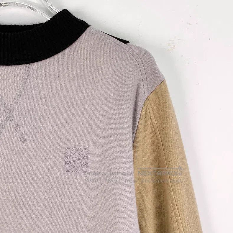 Loewe Loewe Contrast Logo Embroidered Cotton Long Sleeve Sweatsh Size M / US 6-8 / IT 42-44 - 3 Thumbnail