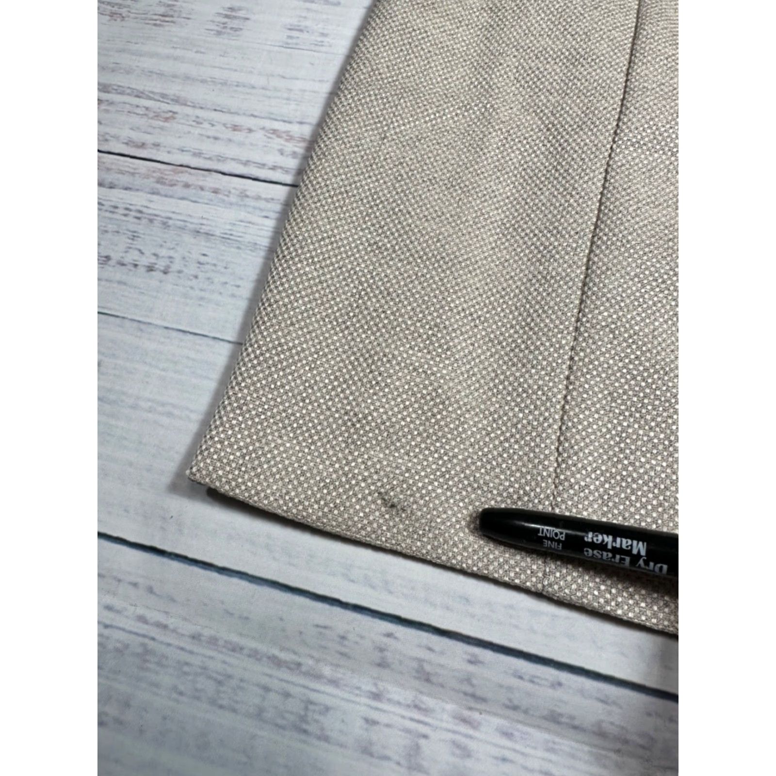 Ann Taylor Ann Taylor Sleeveless Sheath Dress Sz 0P Petite Beige Textured Waist Detail New Size XS / US 0-2 / IT 36-38 - 7 Thumbnail