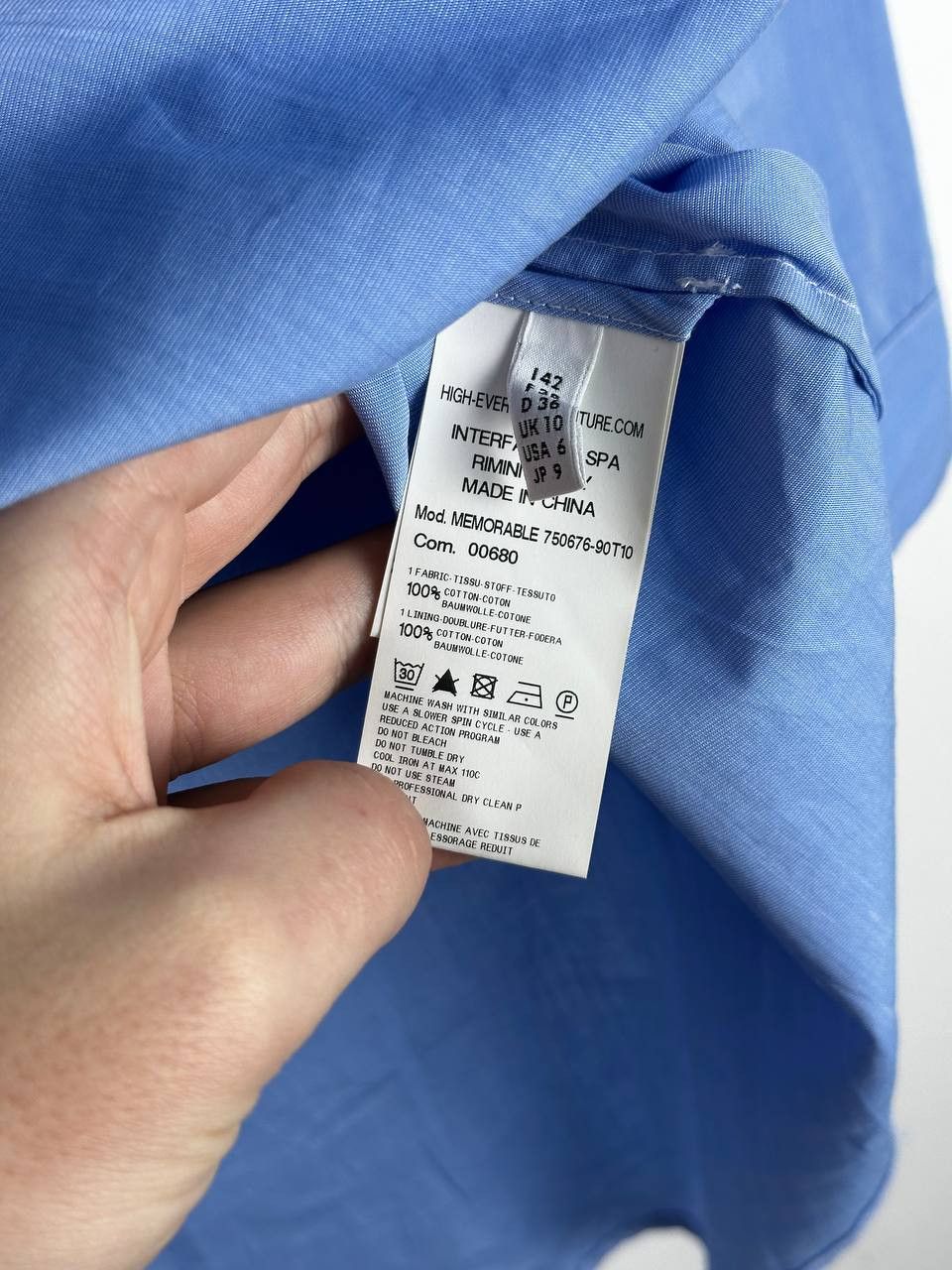Other HIGH USE by Claire Campbell Blue Luxury Blouse Oversized Size M / US 6-8 / IT 42-44 - 12 Thumbnail