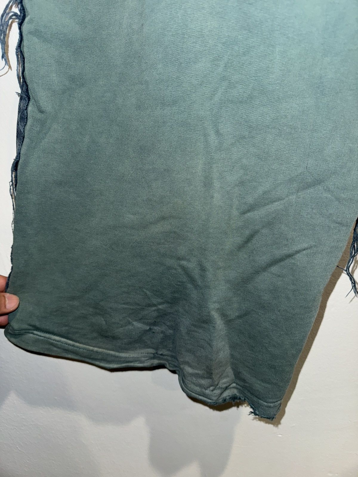 Balenciaga Balenciaga Hybrid Baggy Sweatpant Denim in Blue/Green Large Size US 36 / EU 52 - 6 Thumbnail