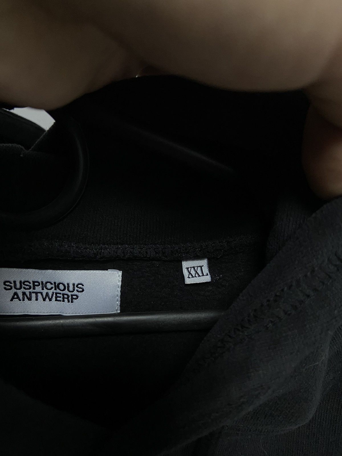 Japanese Brand × Suspicious Antwerp × Vintage Suspicious Antwerp Vintage Hoodie big Logo Y2K Size US XXL / EU 58 / 5 - 7 Thumbnail