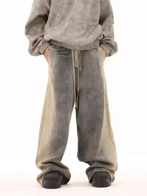 Jean Retro Gradient Heavyweight Wide Leg Jeans Size US 32 / EU 48 - 2 Thumbnail
