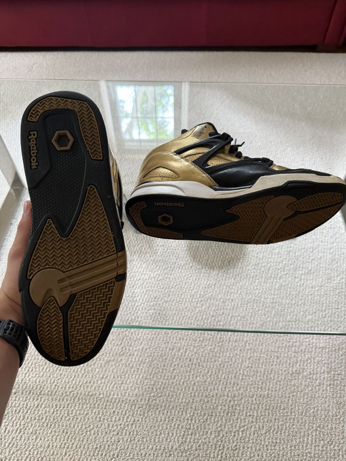 Reebok Reebok Pump - Black & Gold Size US 10.5 / EU 43-44 - 4 Thumbnail