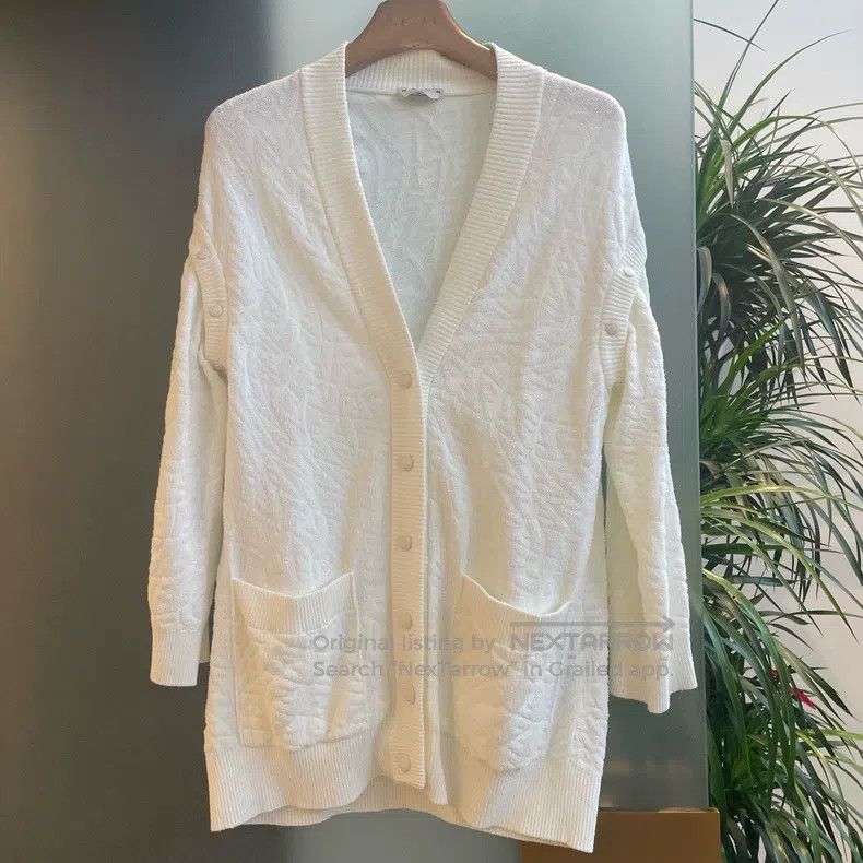 Fendi Fendi White Towel Embossed Logo Oversized Jacket Size XS / US 0-2 / IT 36-38 - 1 Thumbnail