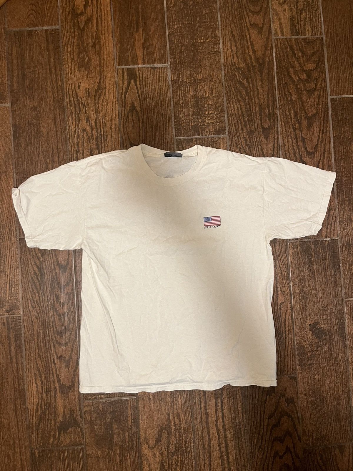 Vintage Vintage Speedo Usa Tee Size US XL / EU 56 / 4 - 1 Thumbnail