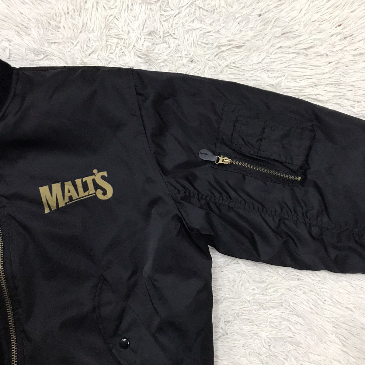 MLB Vintage Malt’s Riversible Bomber Jacket Size US XL / EU 56 / 4 - 13 Thumbnail