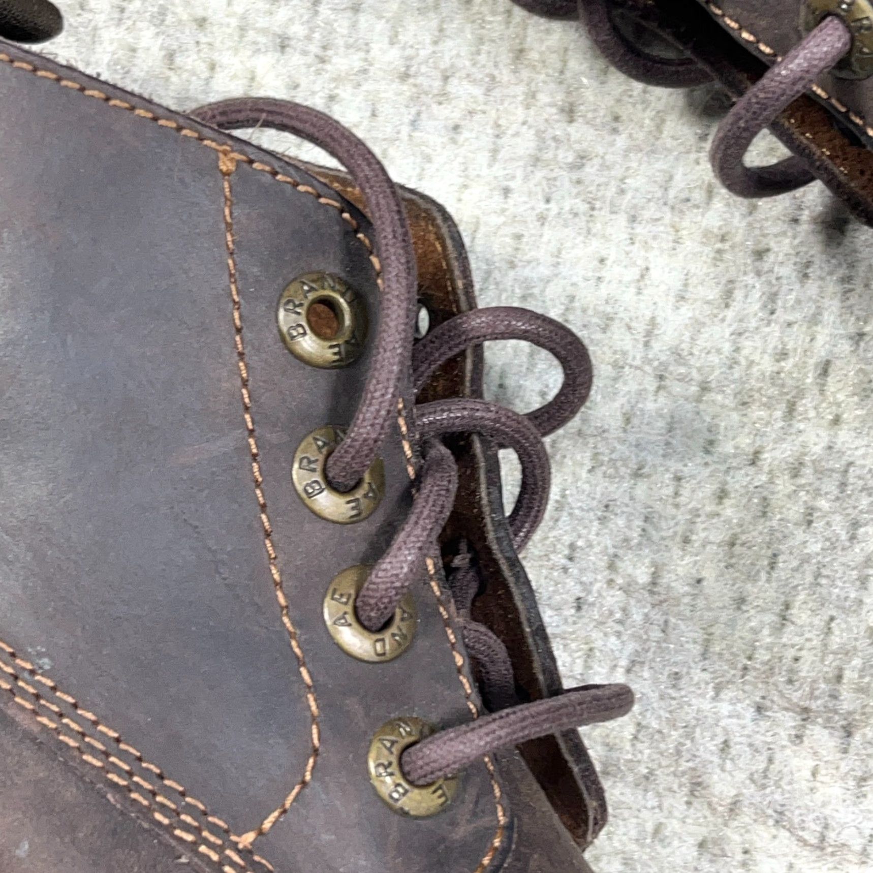 American Eagle Outfitters VINTAGE American Eagle Outfitters Boots Women Size 6 Leather Ankle Lace Up Chunky Brown Oxford 00s Y2K Size US 6 / IT 36 - 6 Thumbnail