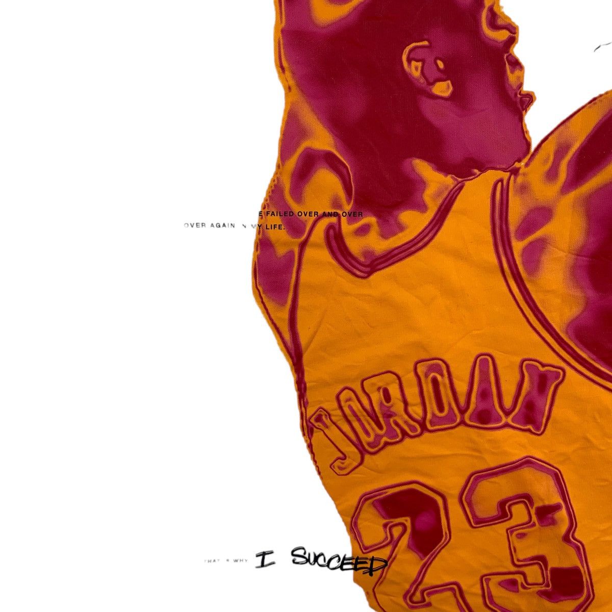 Nike Vintage NIKE AIR JORDAN Michael Jump Man Tee Shirt Top Size US L / EU 52-54 / 3 - 7 Thumbnail