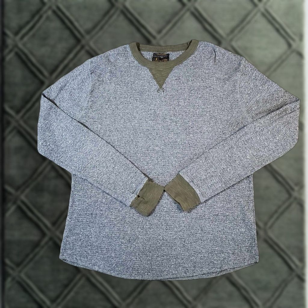 Lucky Brand Lucky Brand Strong Boy Thermal Men’s M Cotton Pullover Multicolor Knit Sweatshirt Men Size US M / EU 48-50 / 2 - 1 Thumbnail