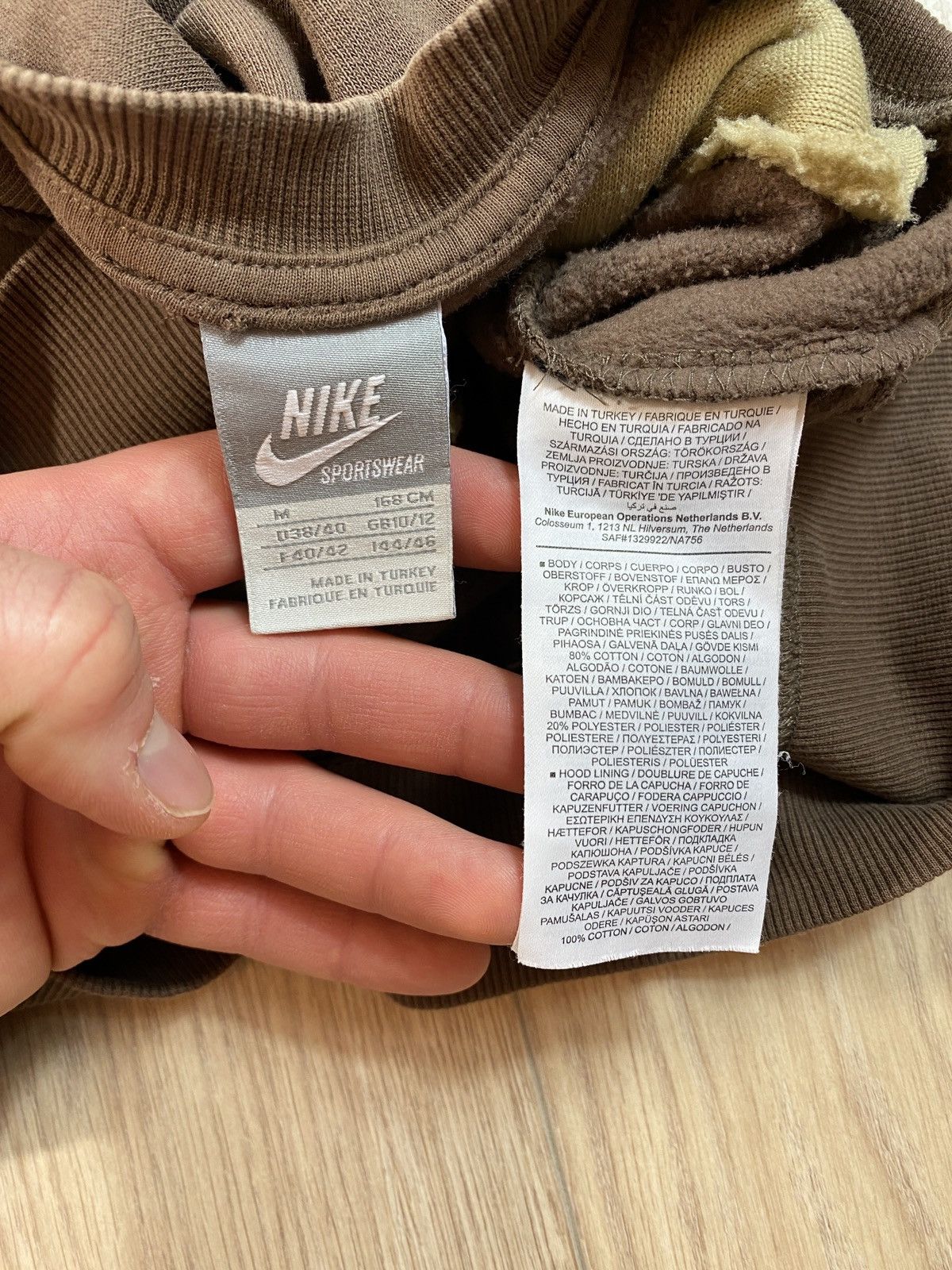 Japanese Brand × Nike × Vintage Nike Custom Skeleton Hoodie Skull Bones Vintage Y2K Brown 90 Size US M / EU 48-50 / 2 - 7 Thumbnail