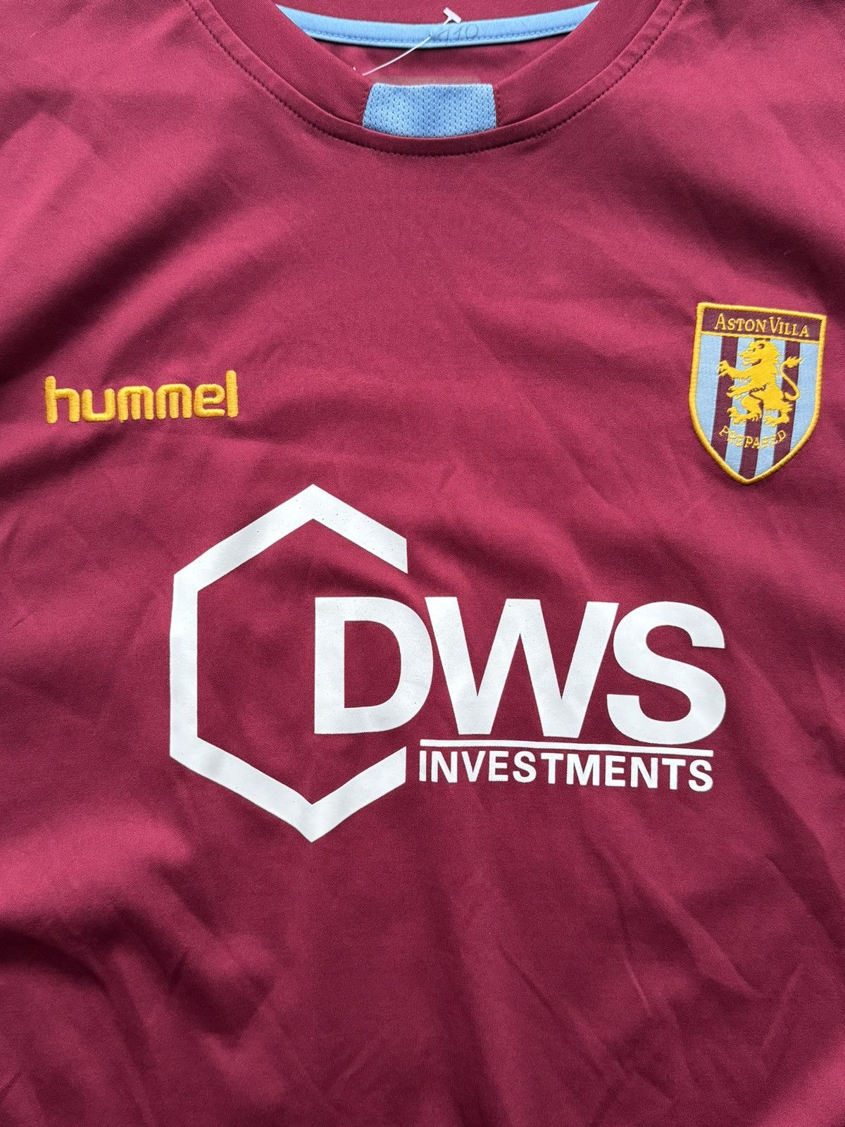 Hummel Aston Villa 05/06 Home Baros Football Jersey Size US XL / EU 56 / 4 - 4 Thumbnail