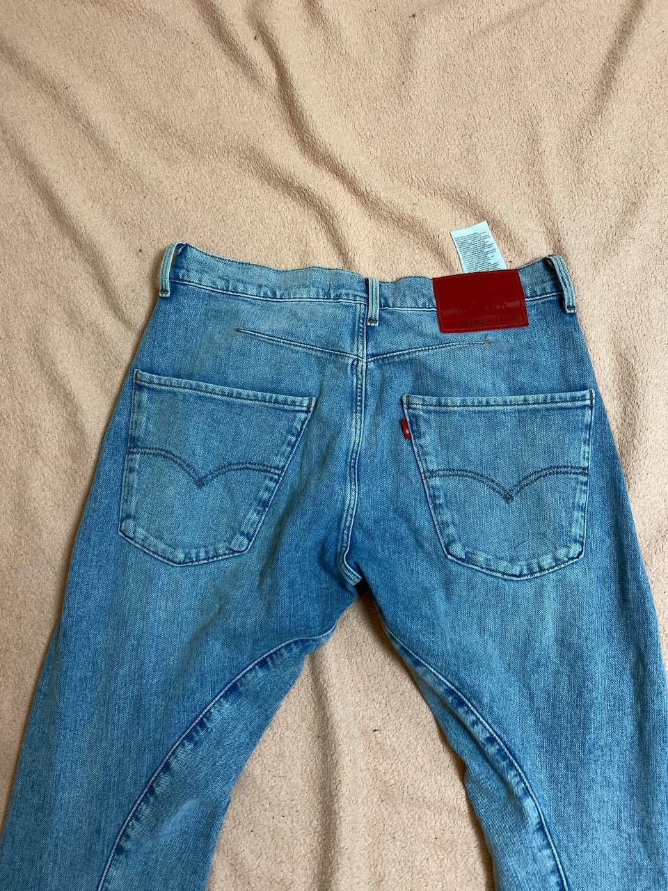 Levi's × Vintage Crazy Vintage Y2K Levis 512 Skinny Destroyed Denim Jeans Size US 29 - 18 Thumbnail