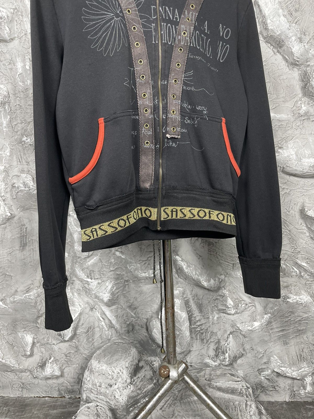 Hysteric Glamour × Japanese Brand 2000s Vintage Punk Y2K Bandage Hoodie Ed Hardy Style Size US S / EU 44-46 / 1 - 5 Thumbnail