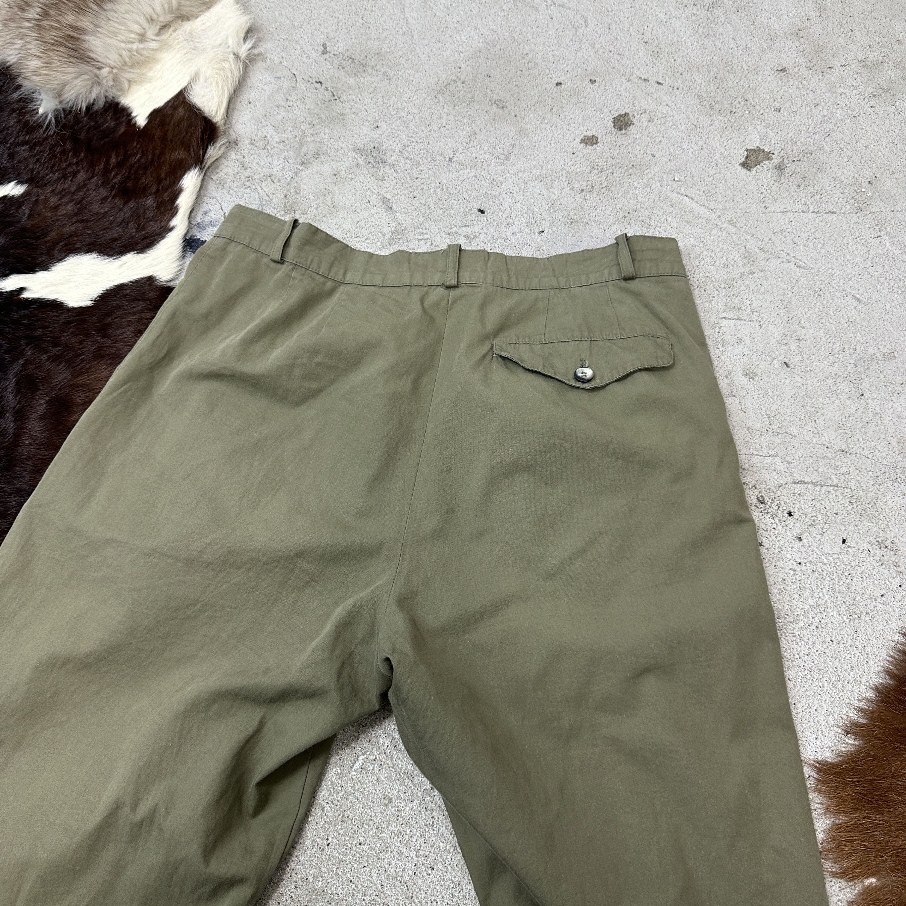 Frame Vintage Military Styled Baggy Wide Leg Pants 90s Size 26" / US 2 / IT 38 - 8 Thumbnail