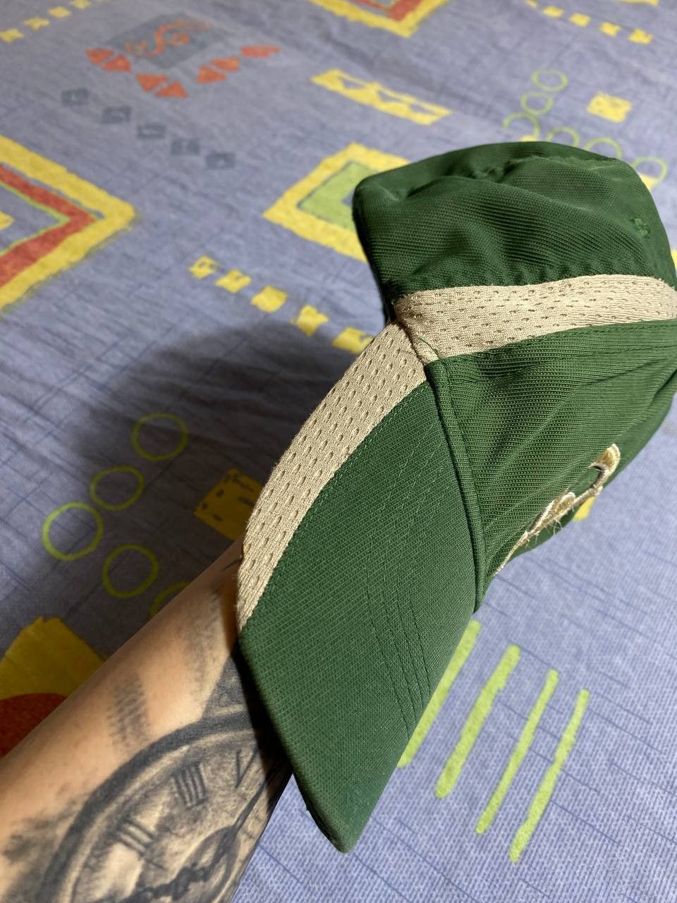 Nike Mens Vintage Nike Cap logo streetwear y2k rare drill Size ONE SIZE - 2 Thumbnail