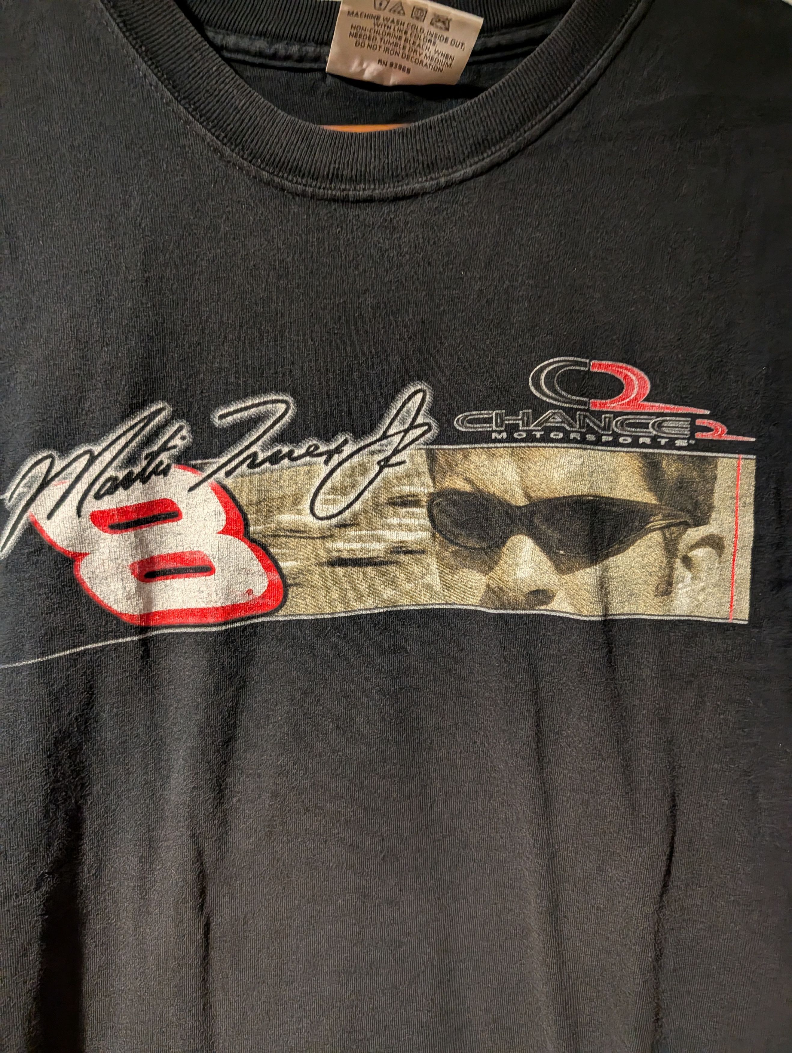 NASCAR Vintage Y2K Martin Truex Nascar Sports Racing Box T-Shirt Size US XL / EU 56 / 4 - 2 Thumbnail