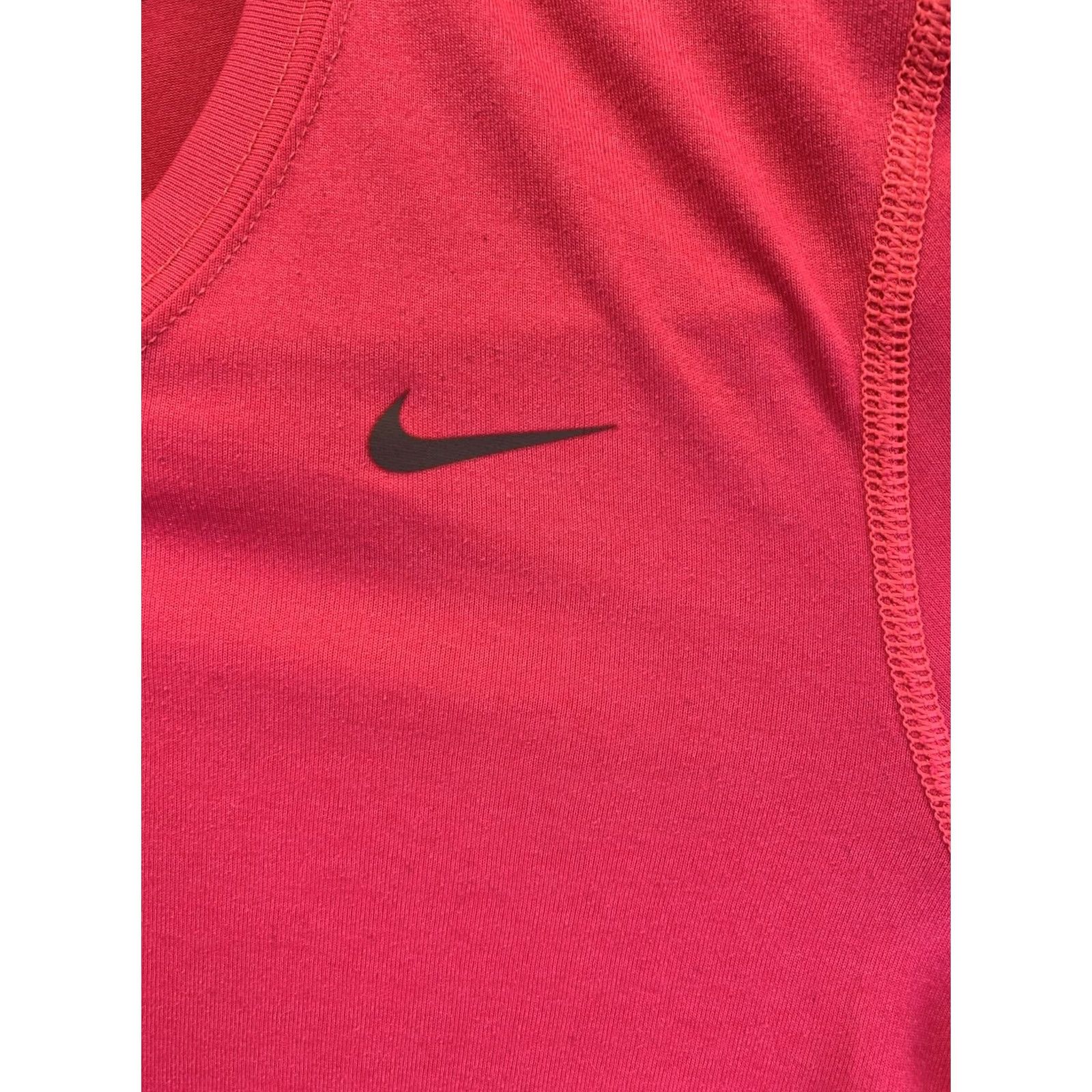 Nike Nike Dri-Fit Womens Regular Fit Hot Pink Running Long Sleeve Top Sz Small-6037 Size S / US 4 / IT 40 - 3 Thumbnail