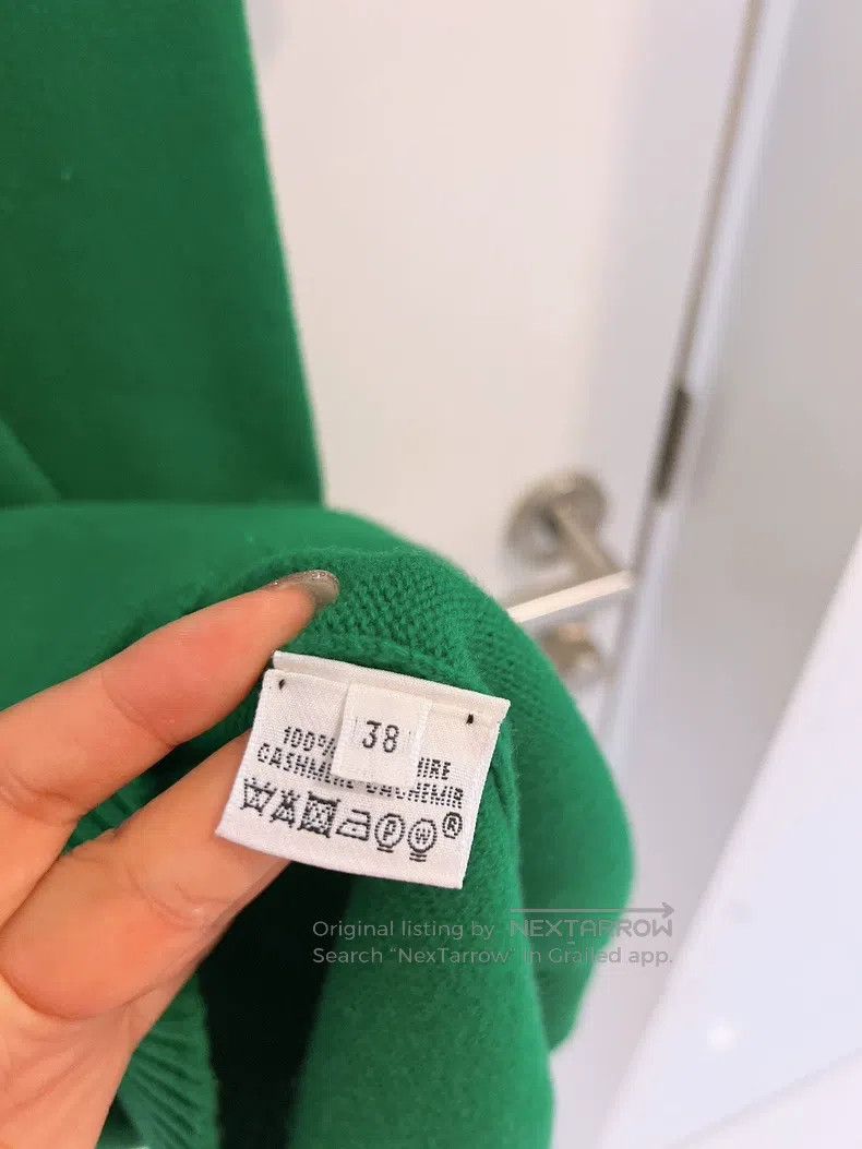 Hermes Hermes Moss Green Cashmere Knit Dress Size XS / US 0-2 / IT 36-38 - 8 Thumbnail