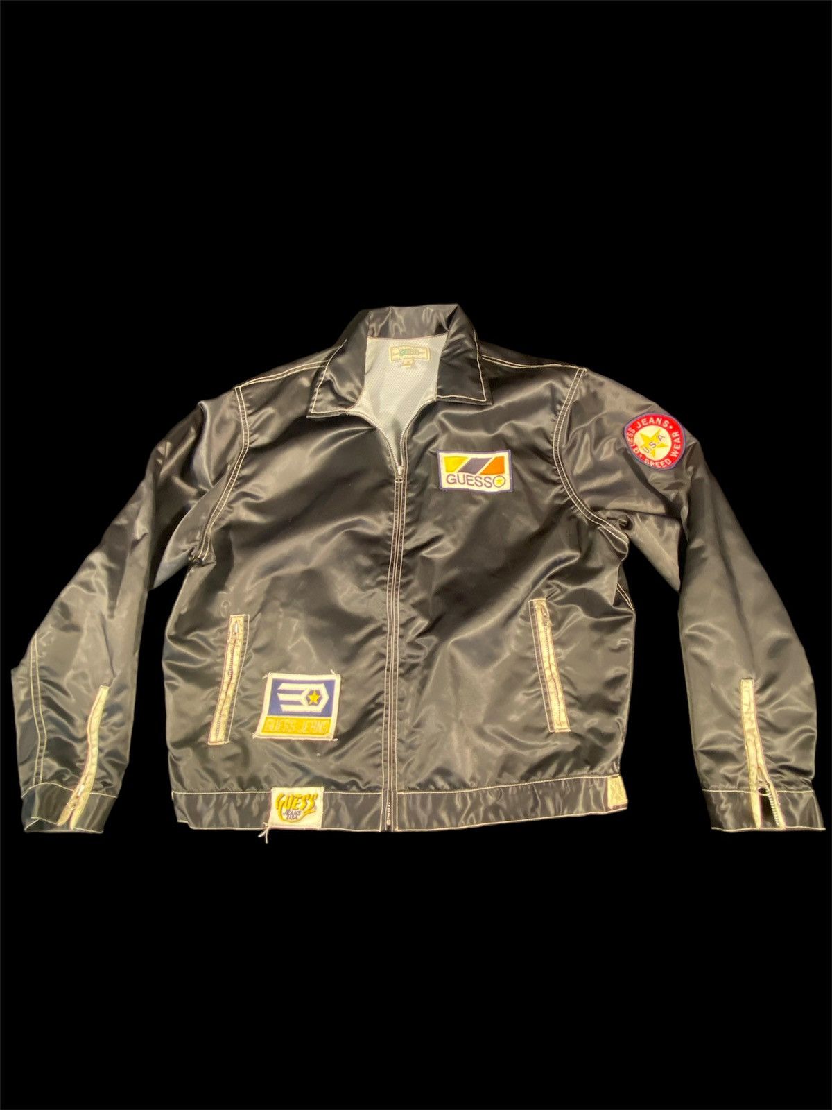 Guess × Vintage Guess Jeans USA Speedway Full Zip Jacket Size US M / EU 48-50 / 2 - 1 Thumbnail