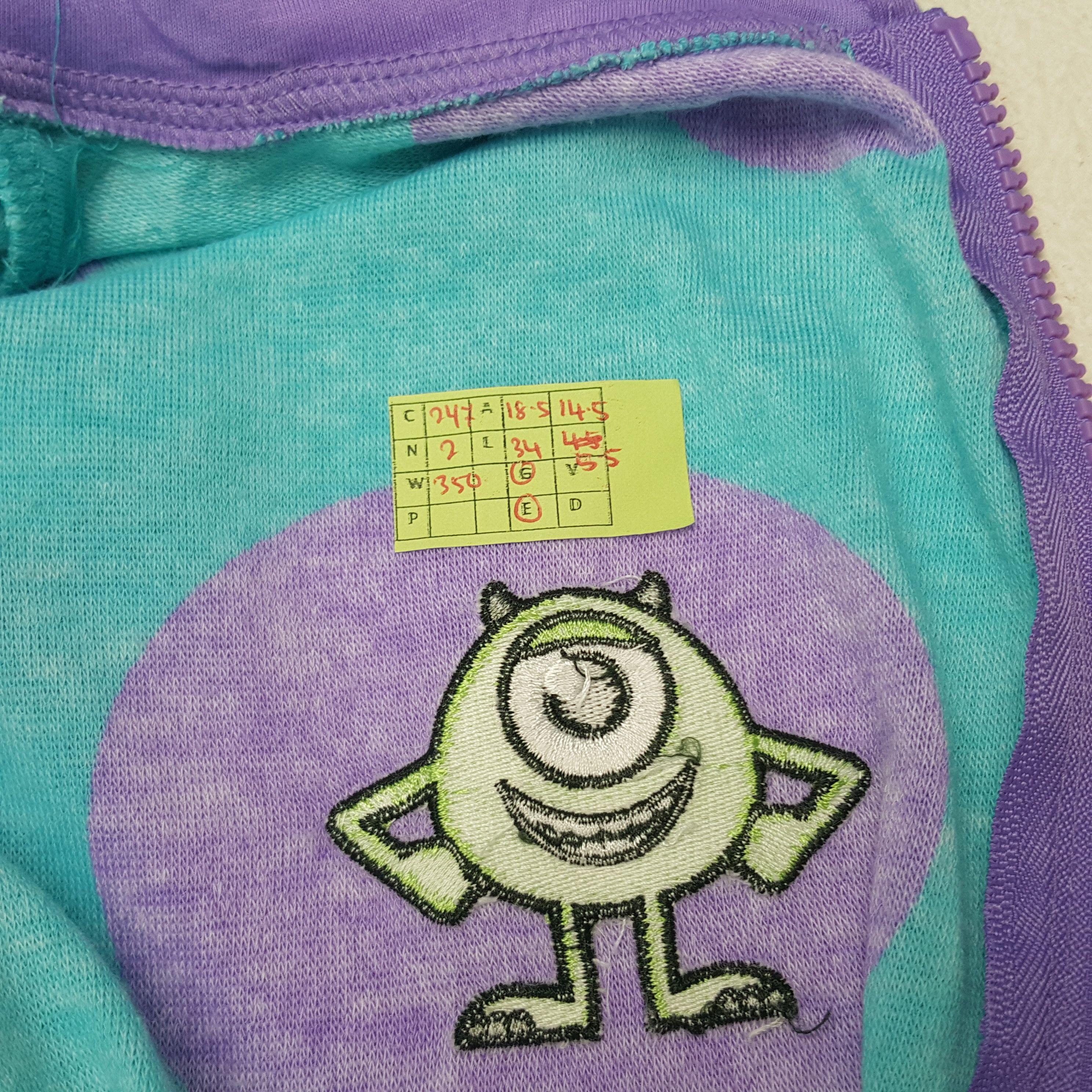 Disney × Vintage Vintage Disney Monster Inc. American Cartoon Movie Hoodies Size US XS / EU 42 / 0 - 6 Thumbnail