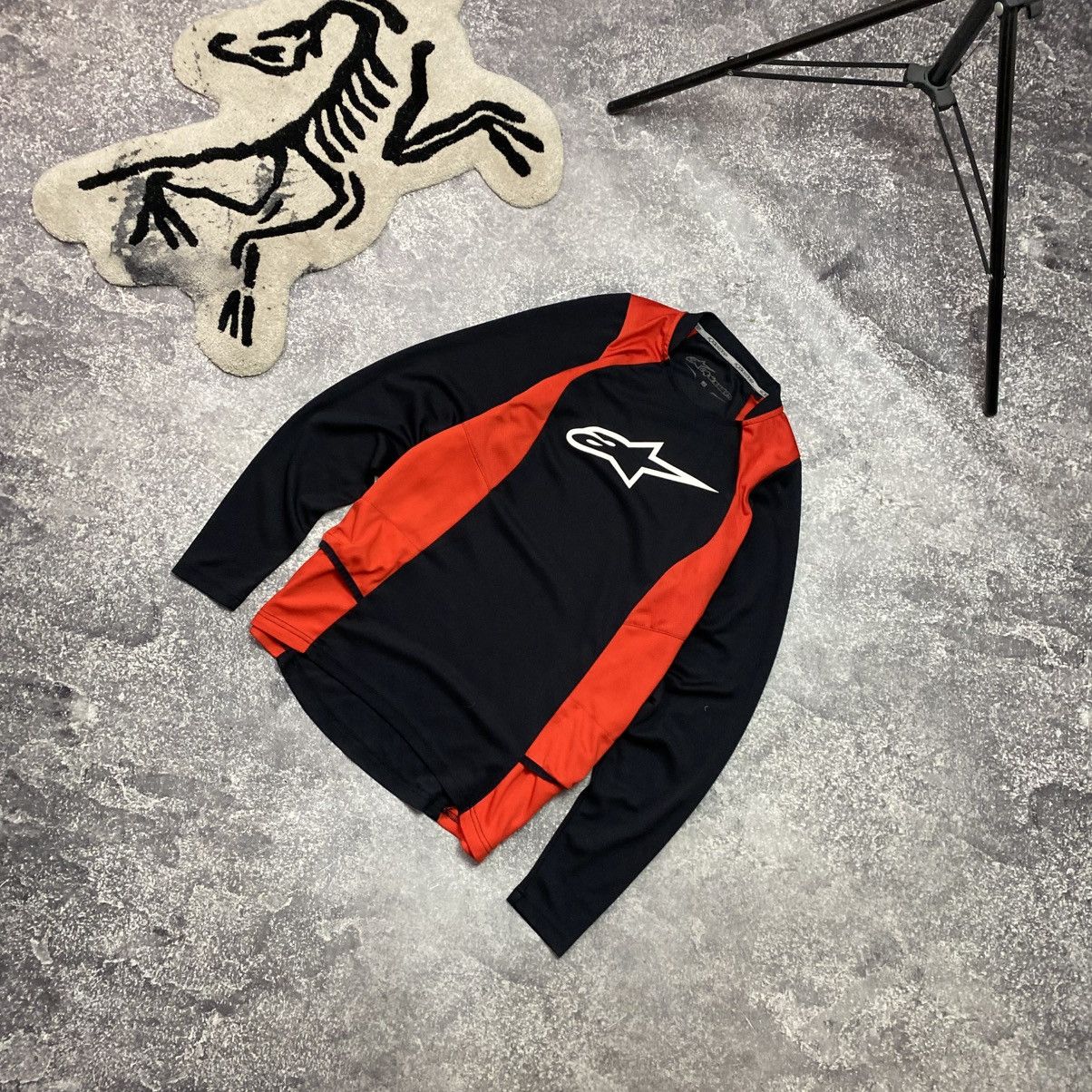 Alpinestars Mens Alpinestars Big Logo Cycling uniform rare longsleeve Size US S / EU 44-46 / 1 - 1 Thumbnail