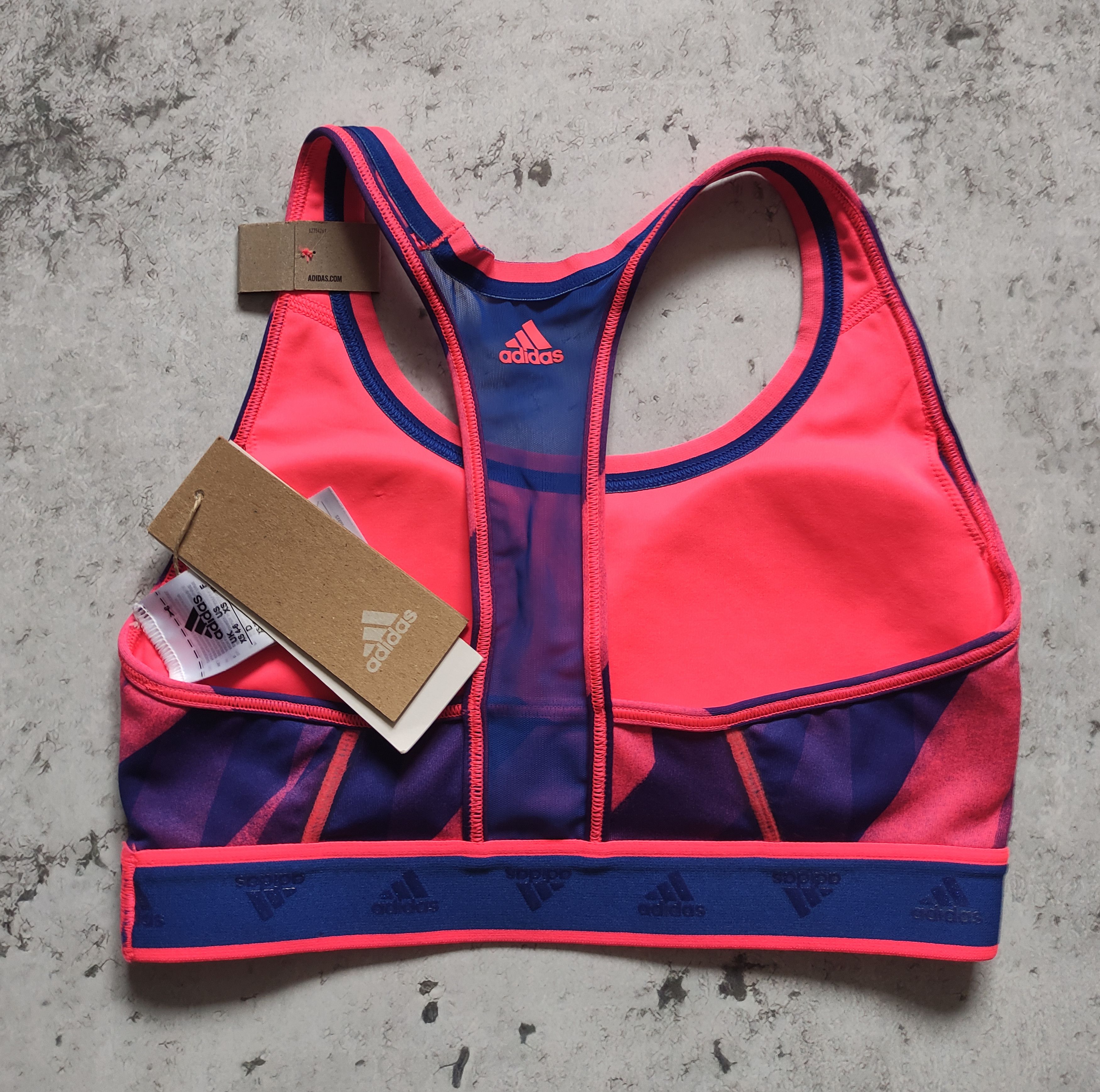 Adidas adidas Women's Dont Rest Alphaskin Q1 Print Bra FT3127 XS Size XS / US 0-2 / IT 36-38 - 8 Thumbnail
