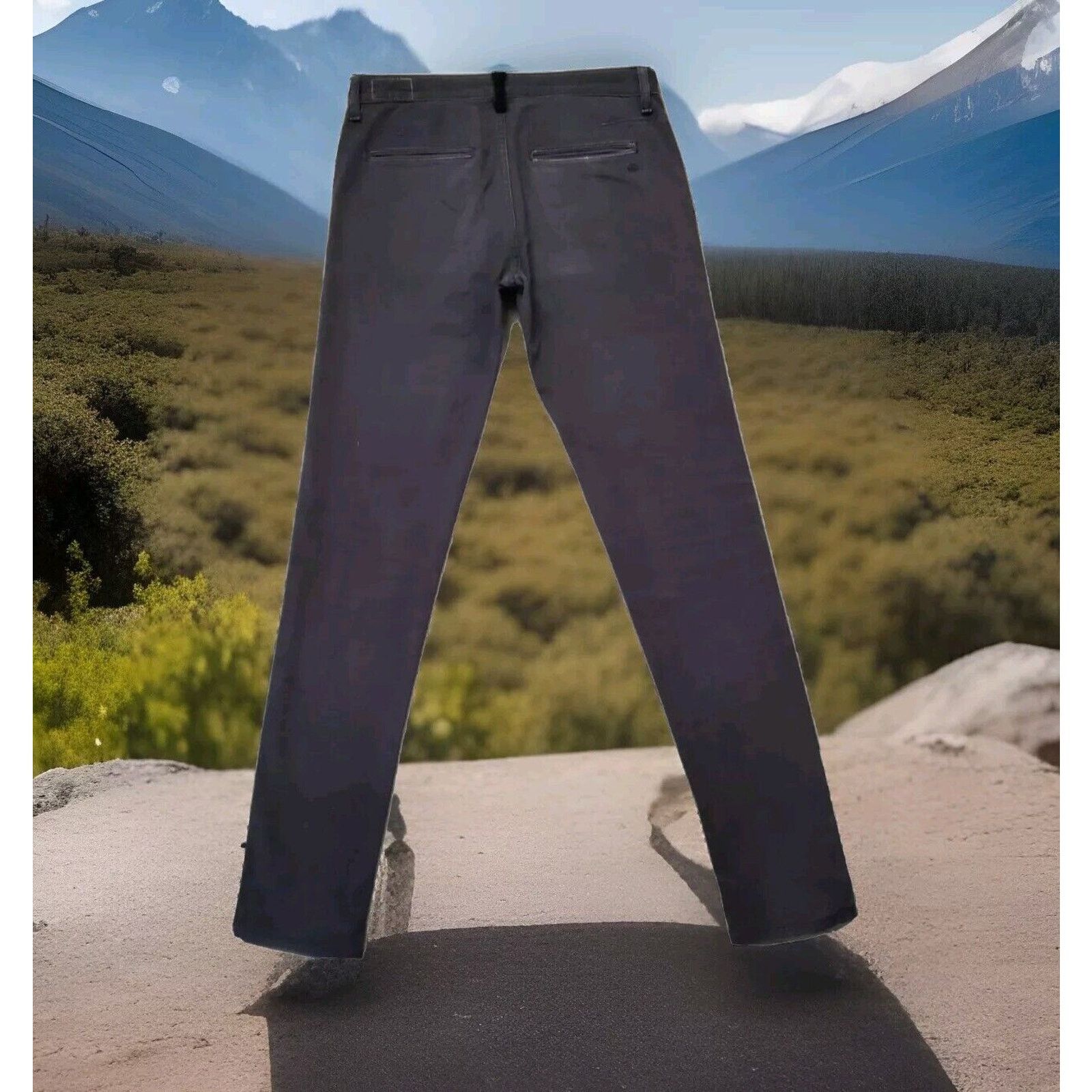 Rag & Bone RAG & BONE Standard Issue Slim Leg Button-Fly Pants ( 31×32) Size US 30 / EU 46 - 3 Thumbnail