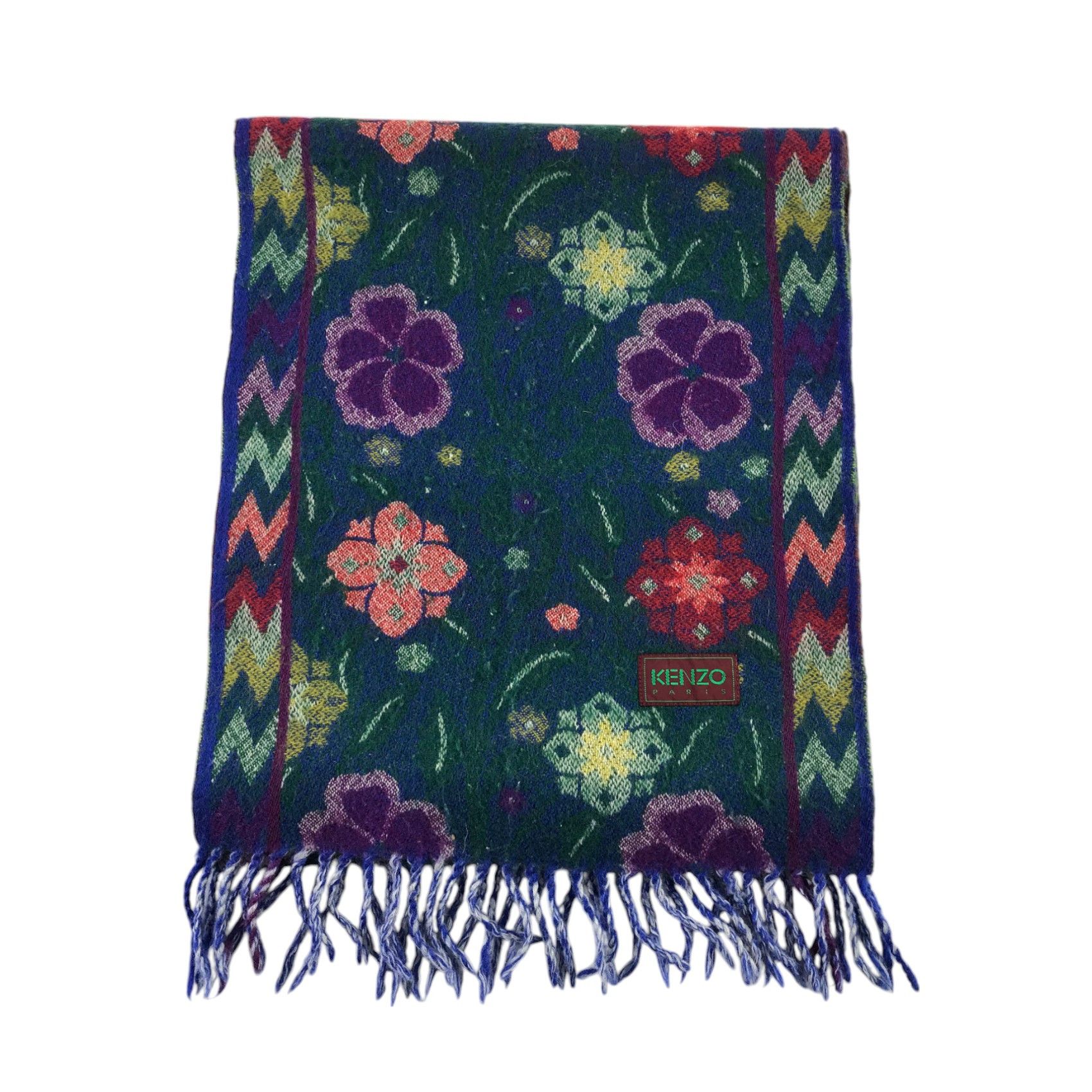 Vintage Kenzo Scarf / Muffler / Neckwear - WW2133 Size ONE SIZE - 2 Thumbnail