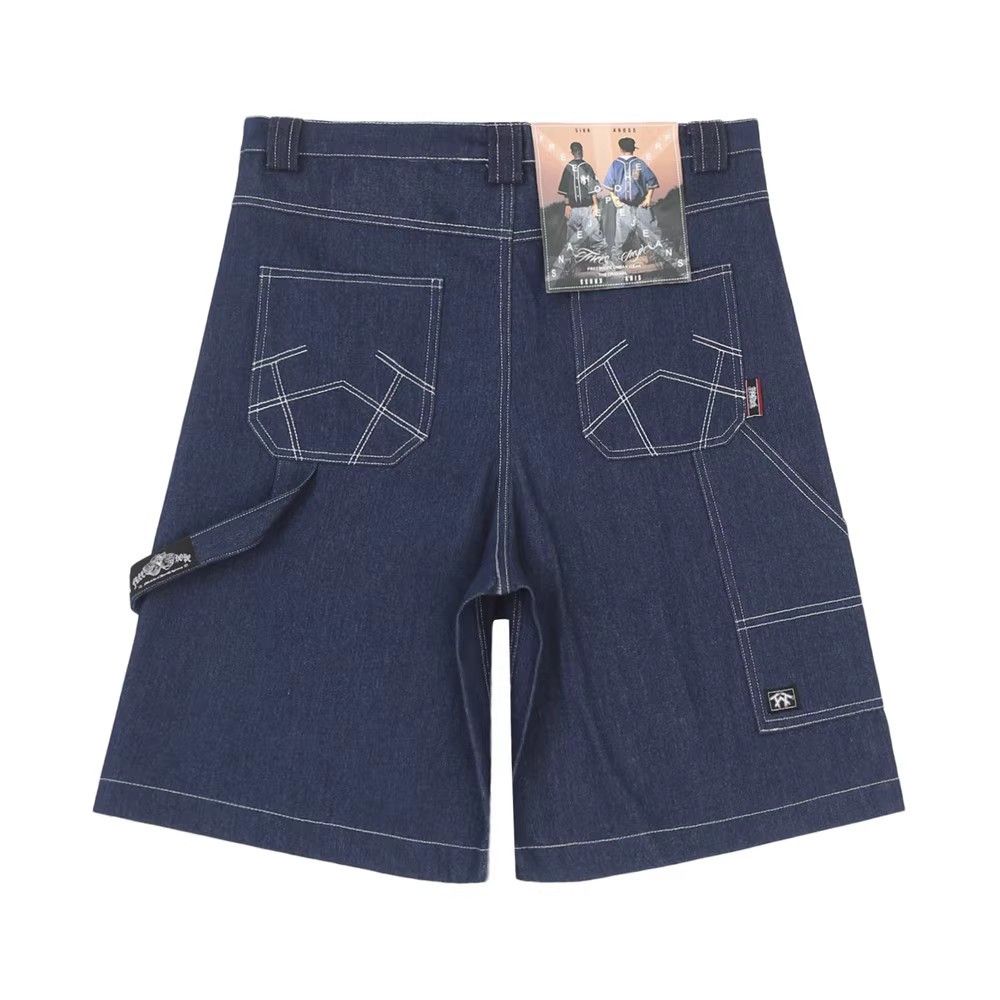 Japanese Brand × Jean Men's street style loose casual original color denim shorts Size US 32 / EU 48 - 1 Thumbnail